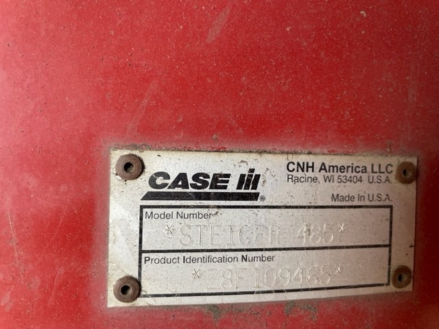 2008 Case 485W Tractor 4WD