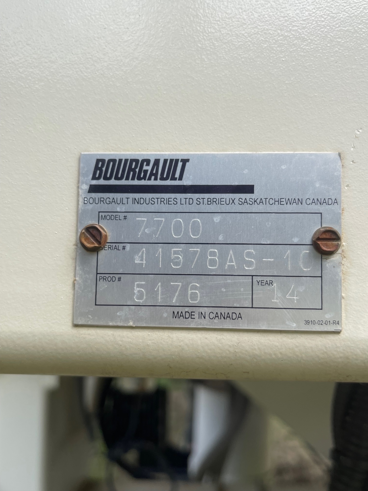 2014 Bourgault 7700 Air Tank/Cart