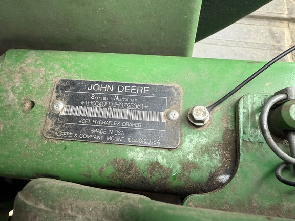 2017 John Deere 640FD Header Combine