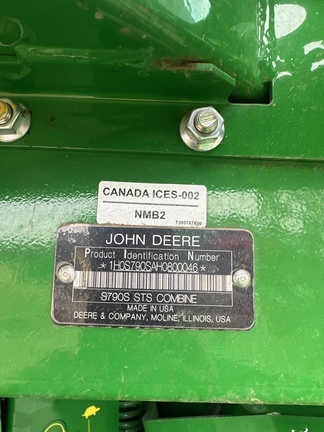 2018 John Deere S790 Combine