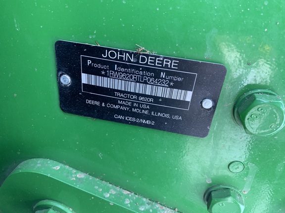 2020 John Deere 9620R Tractor 4WD