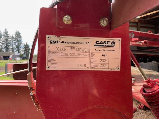 2021 Case DC133 Mower Conditioner