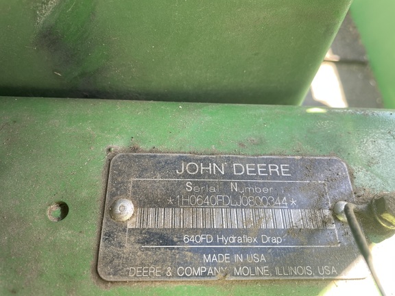 2018 John Deere 640FD Header Combine