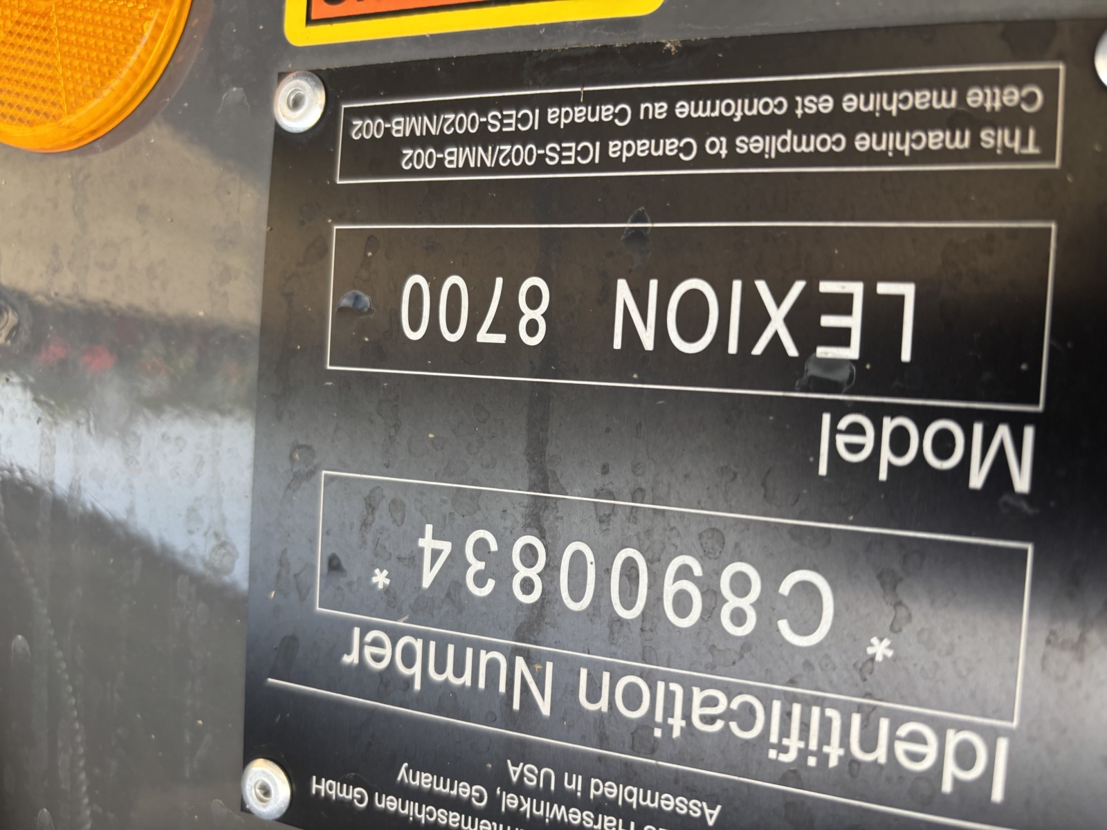 2022 CLAAS 8700TT Combine