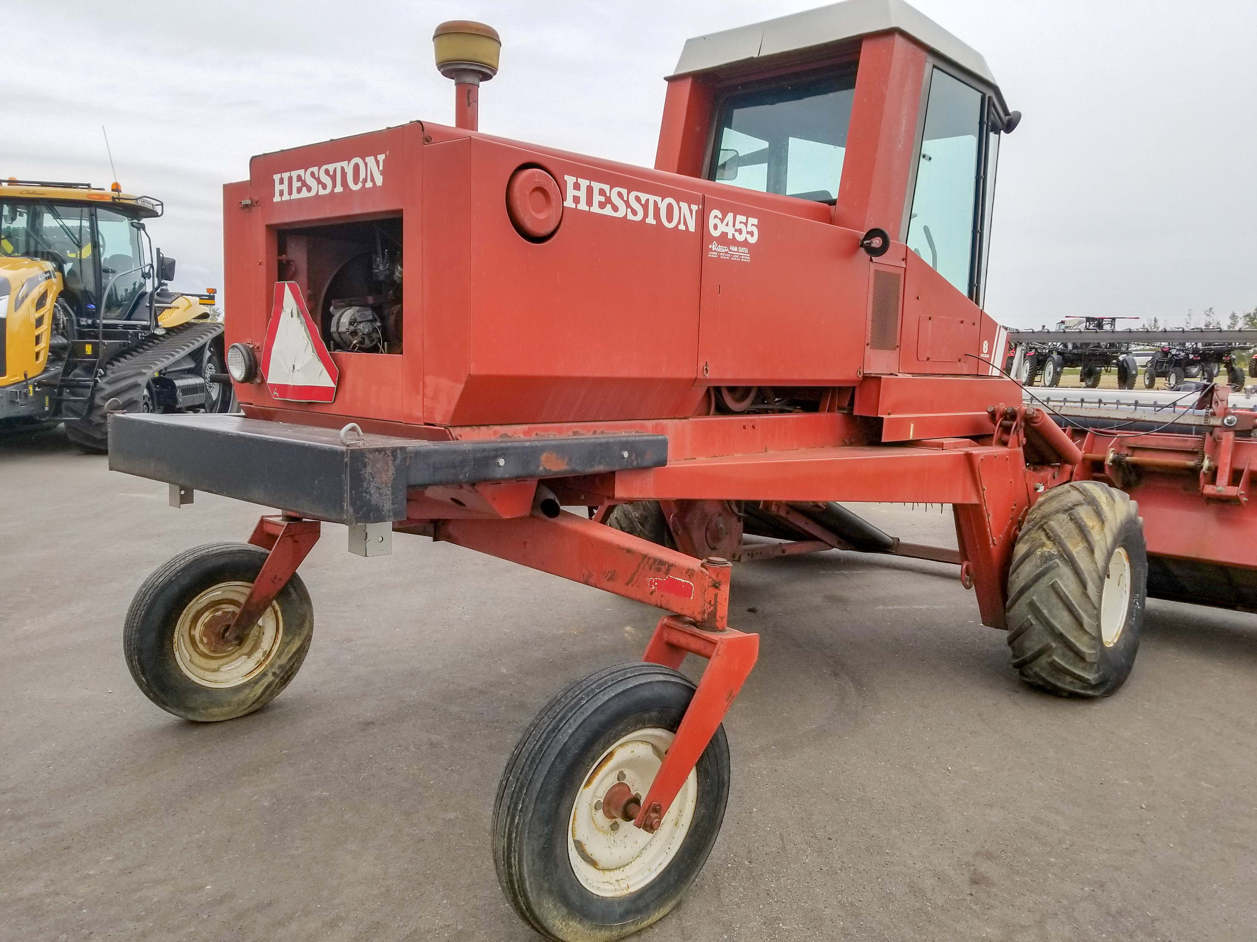 1985 Hesston 6455 Swather for sale in Lacombe, AB | IronSearch