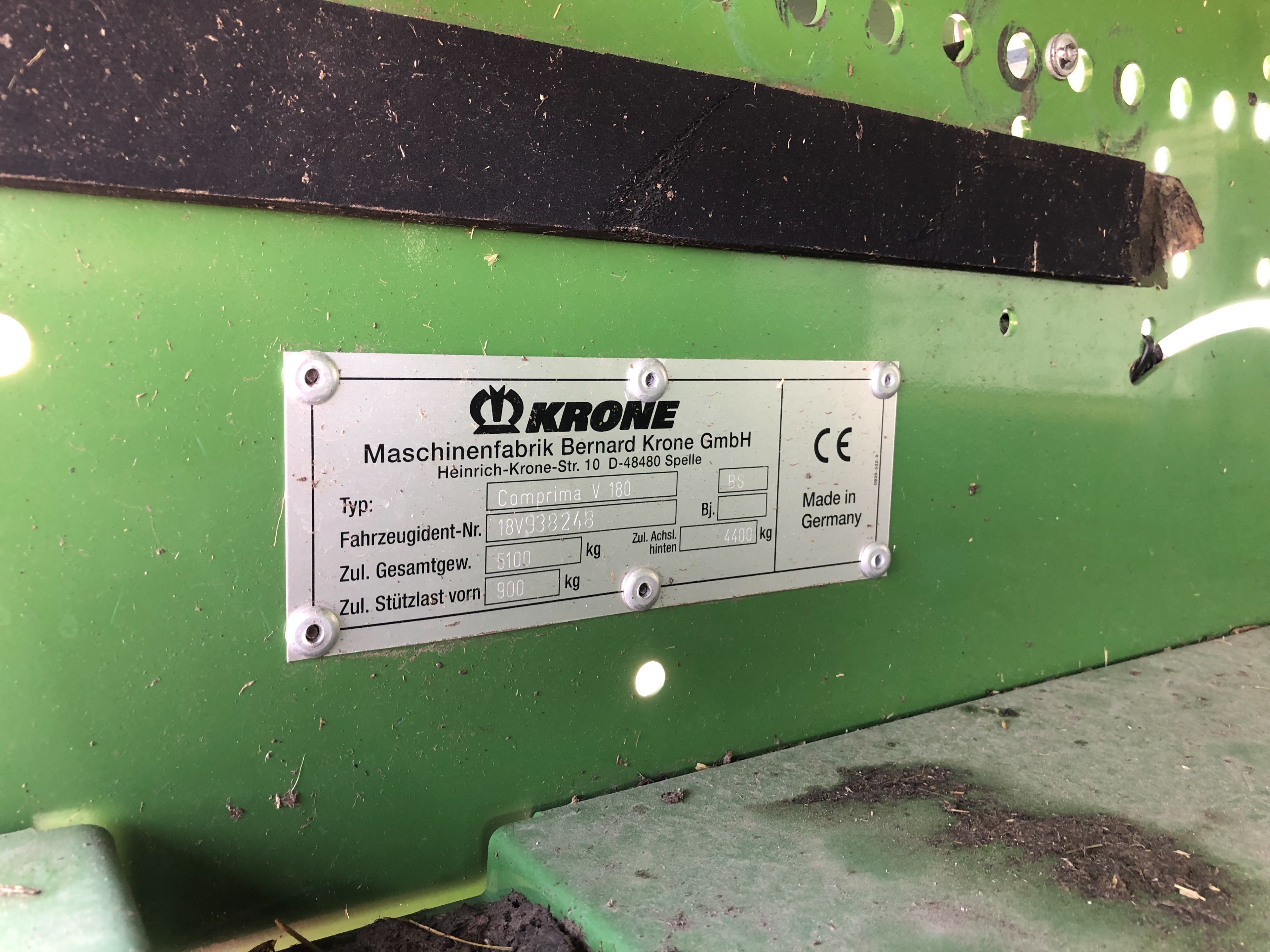 Krone V180XC Baler/Round