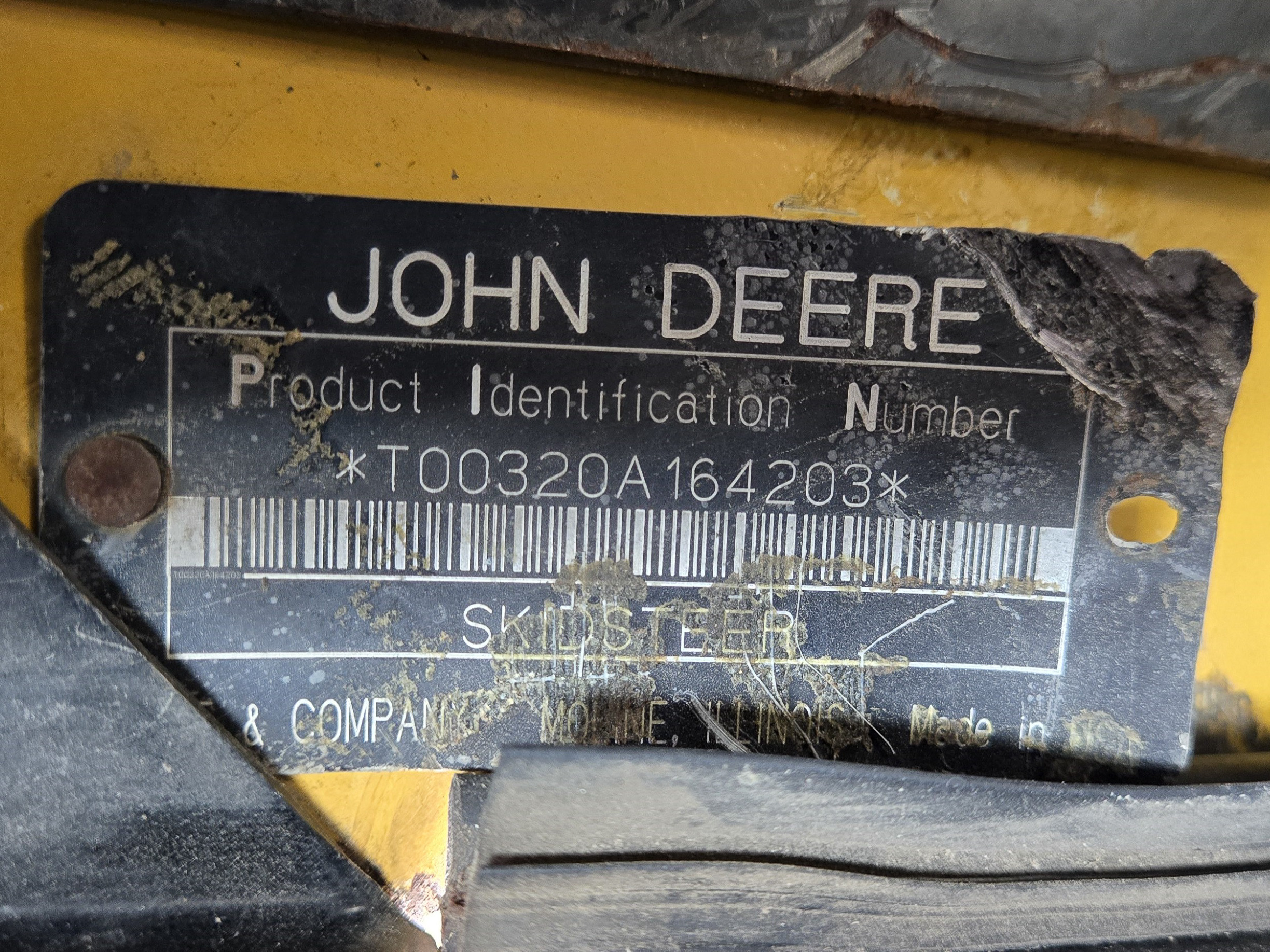 2008 John Deere 320 Skid Steer Loader