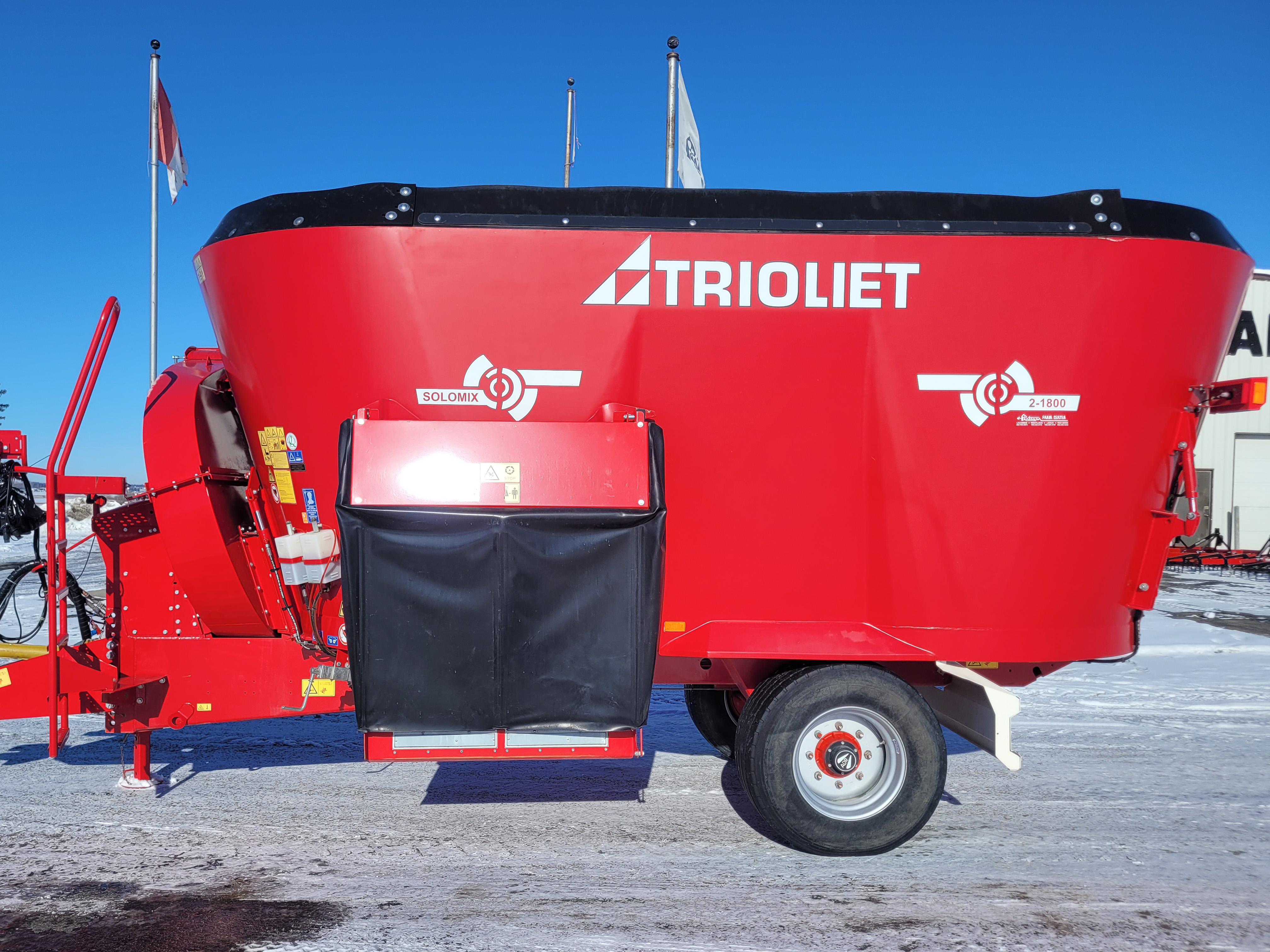 2019 Trioliet P2 1800ZK Vertical Feed Mixer