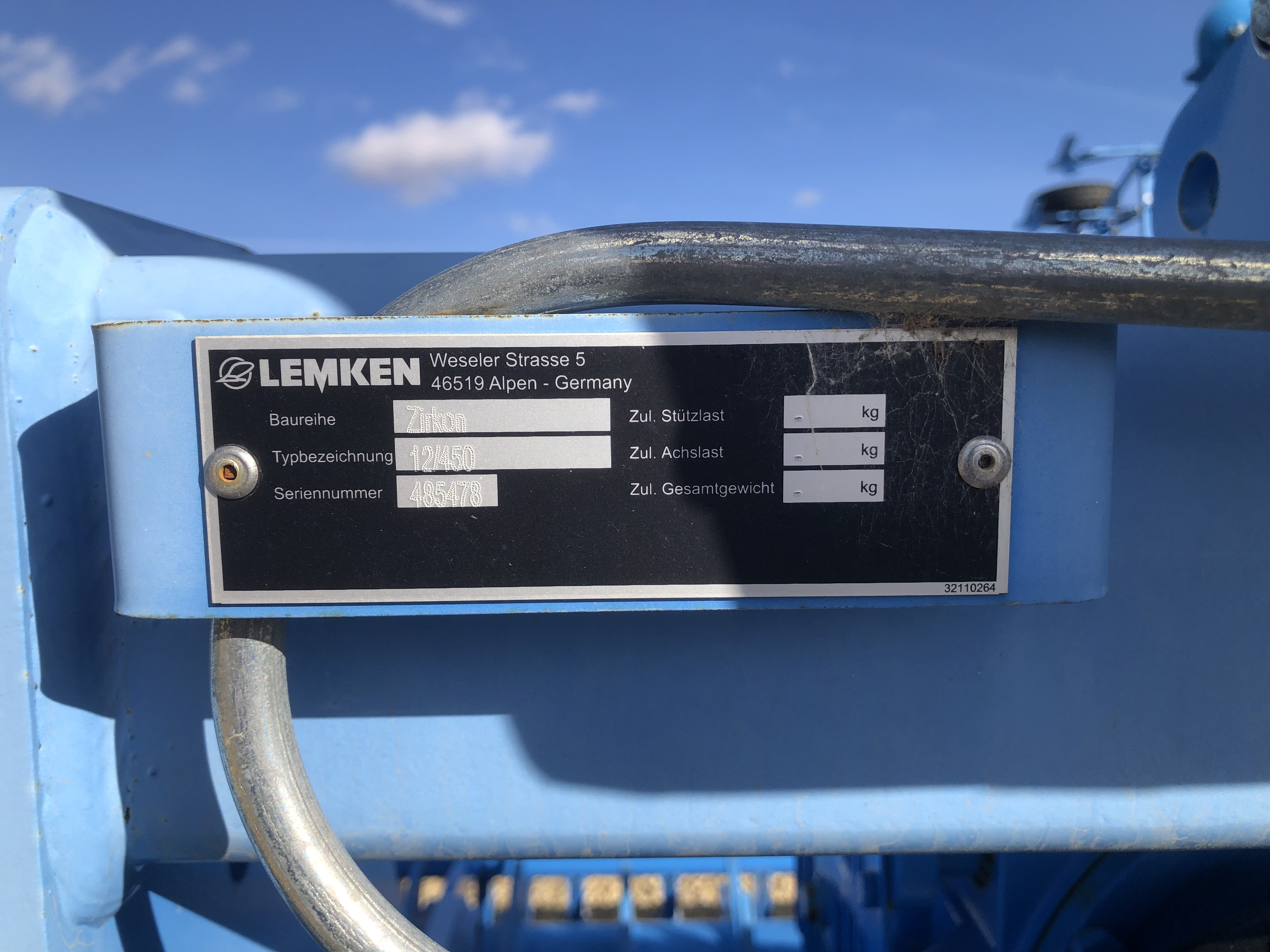 2022 LEMKEN Zirkon 12/450 Power Harrow