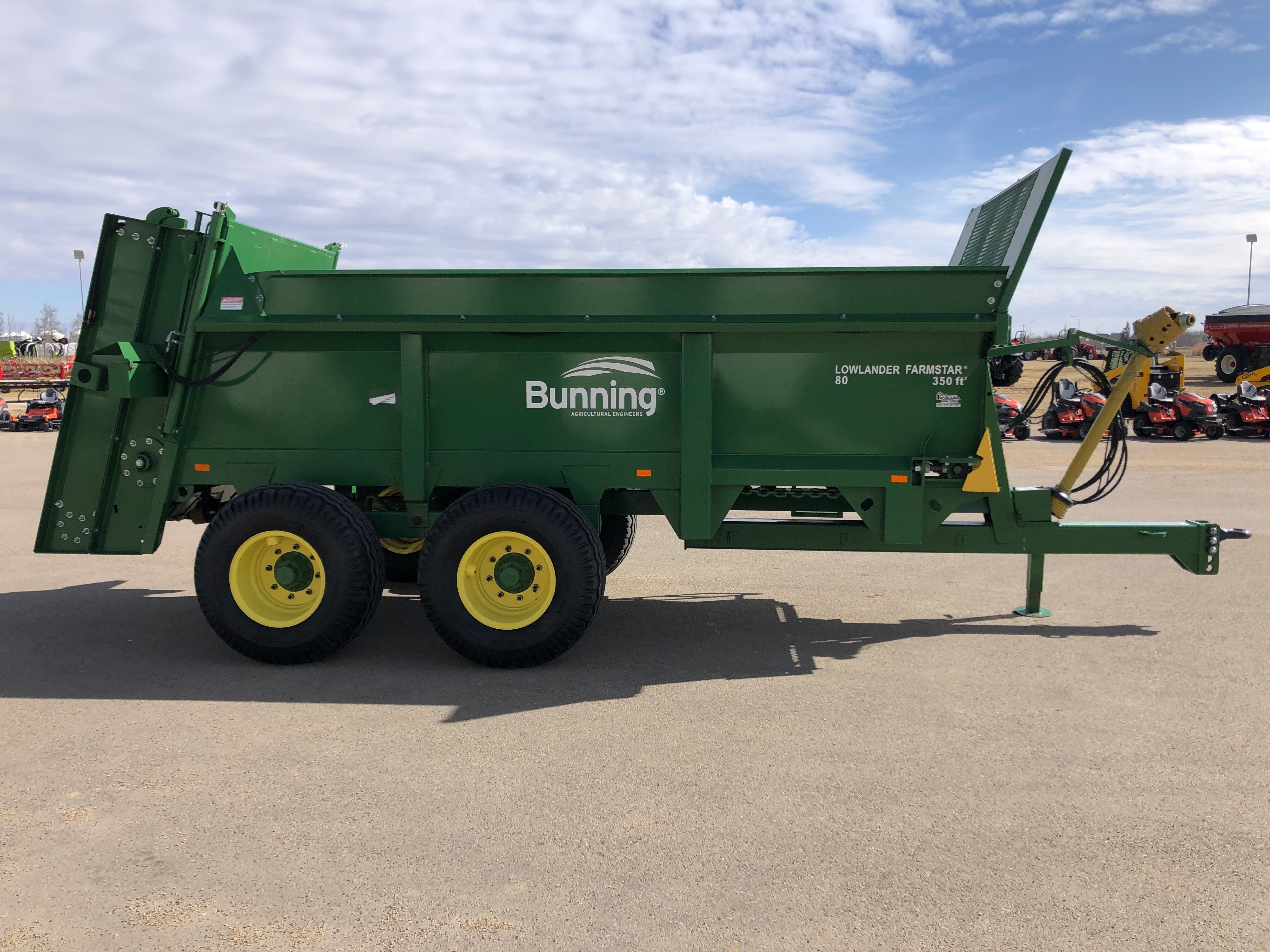 2016 Bunning Lowlander Farmstar 80 Manure Spreader