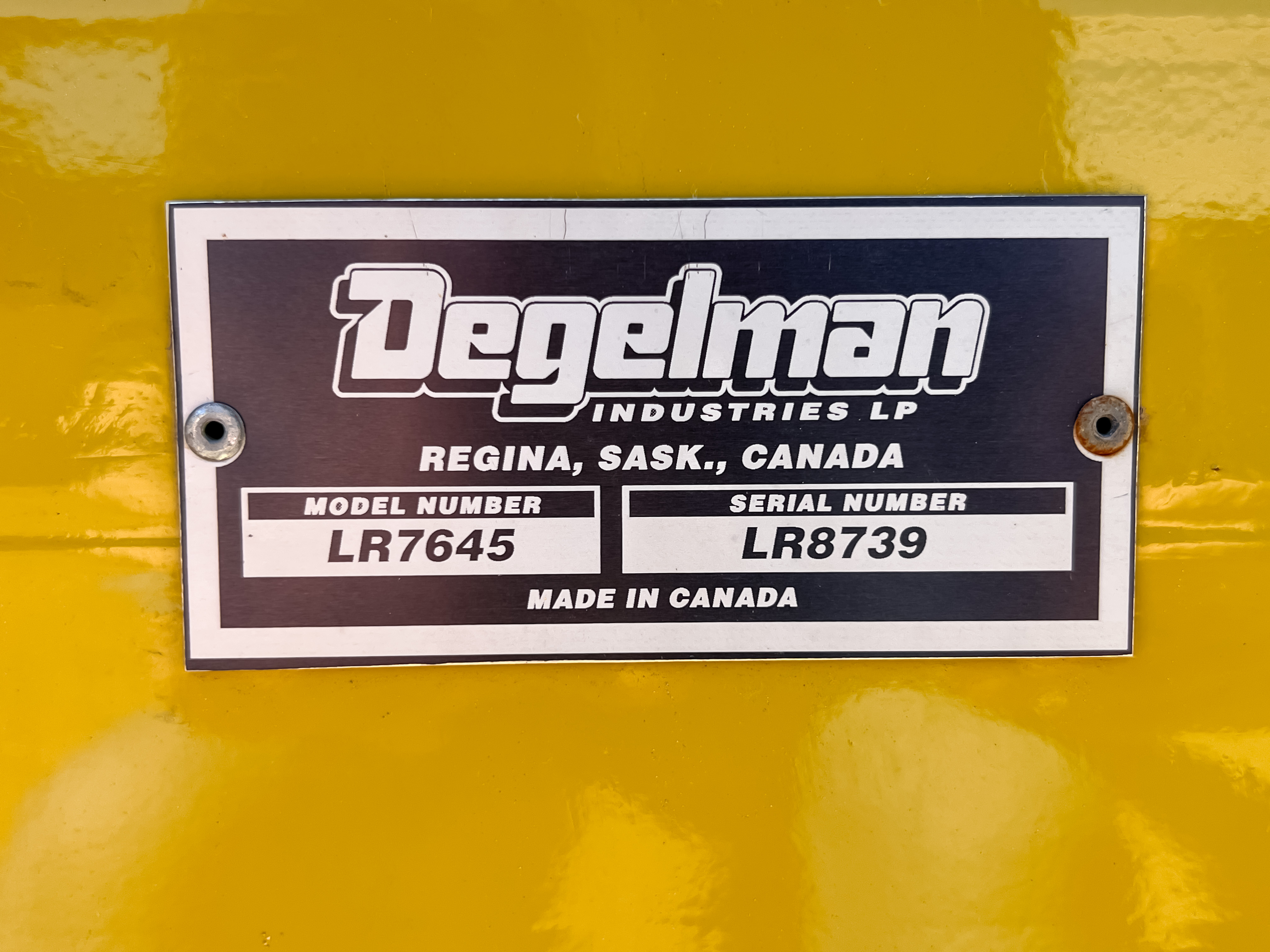 2023 Degelman LR7645 Land Roller