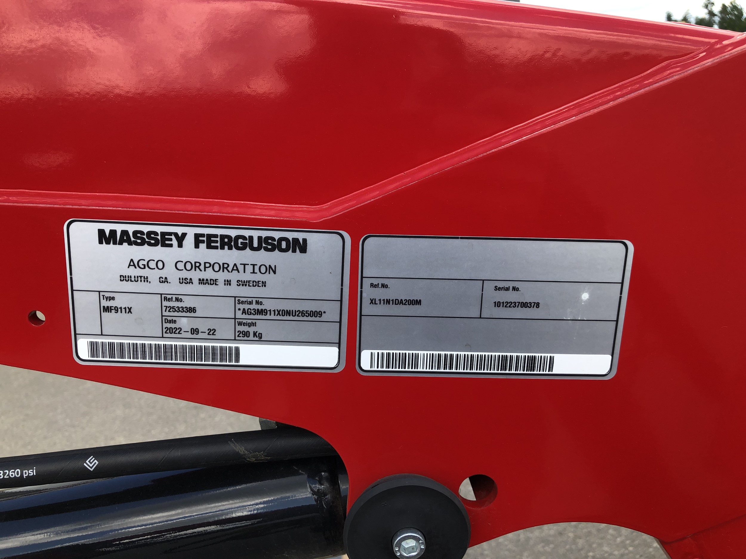 2022 Massey Ferguson 911X Loader