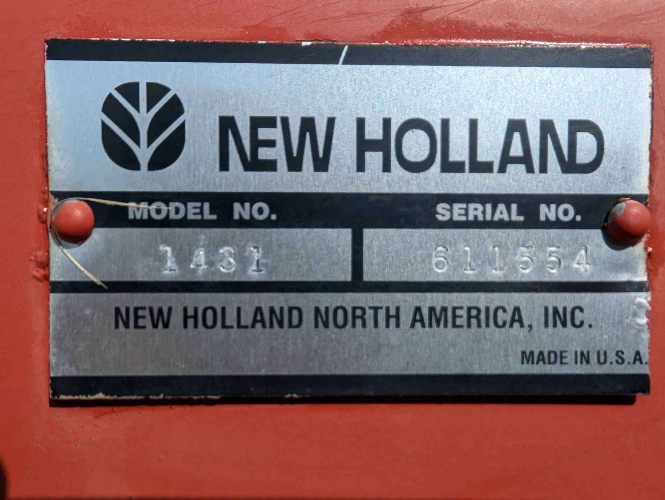 1998 New Holland 1431 Mower Conditioner