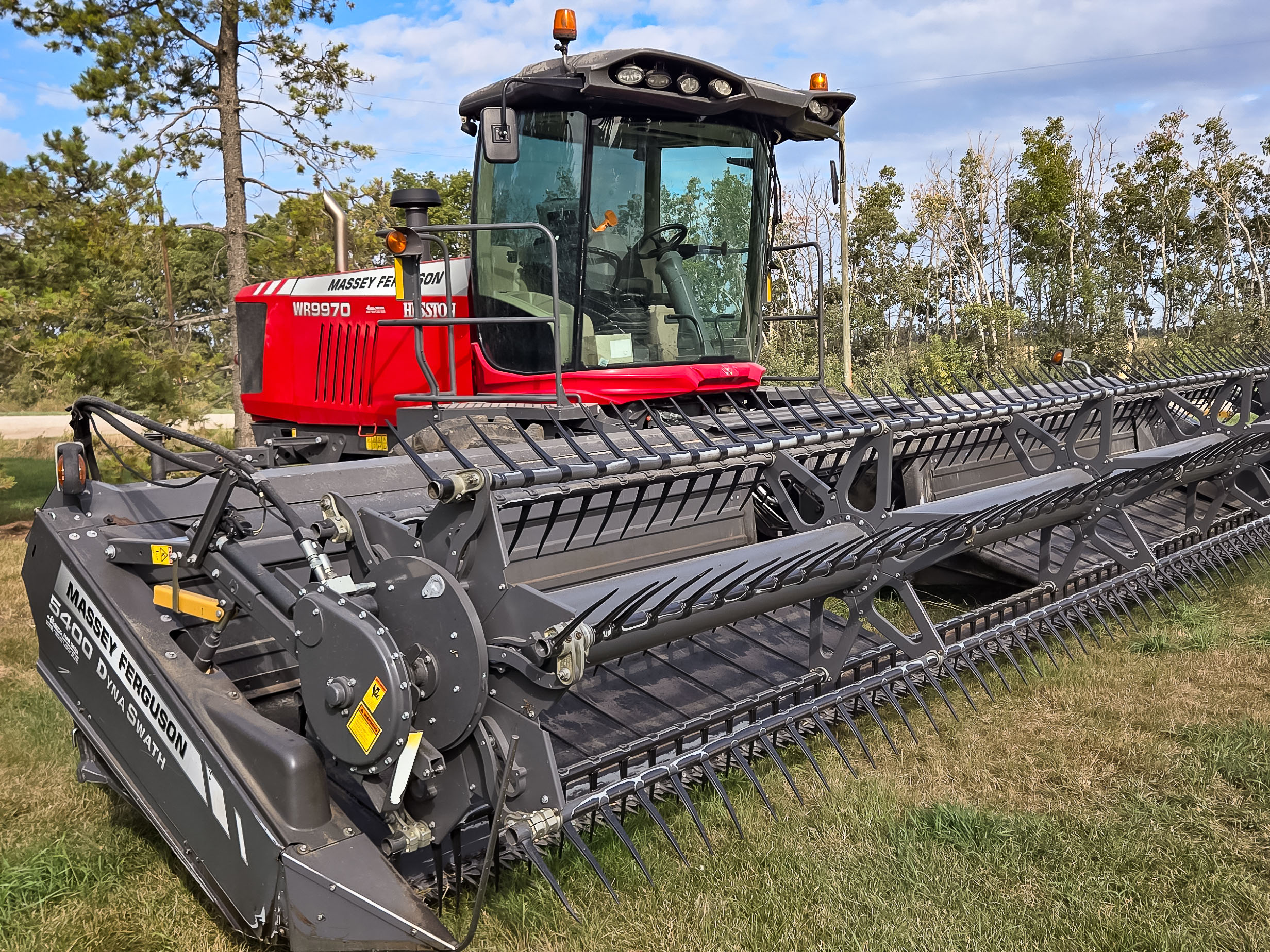 2018 Massey Ferguson WR9970 Windrower