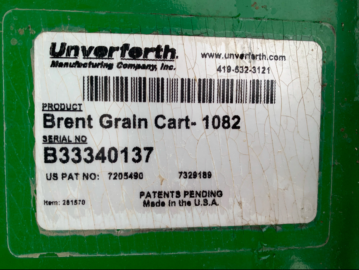 2015 Brent 1082 Grain Cart