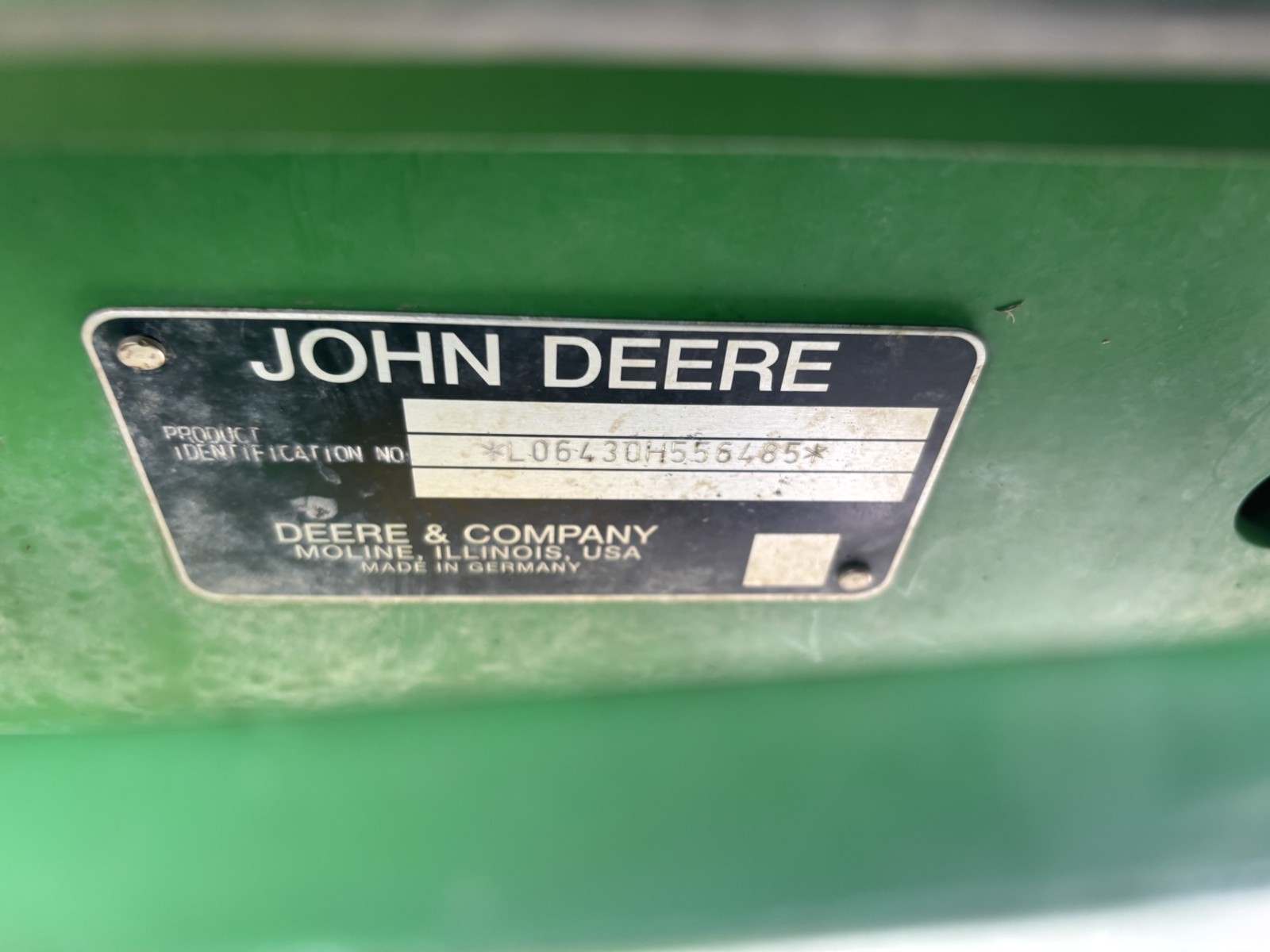 2008 John Deere 6430 Cab Tractor