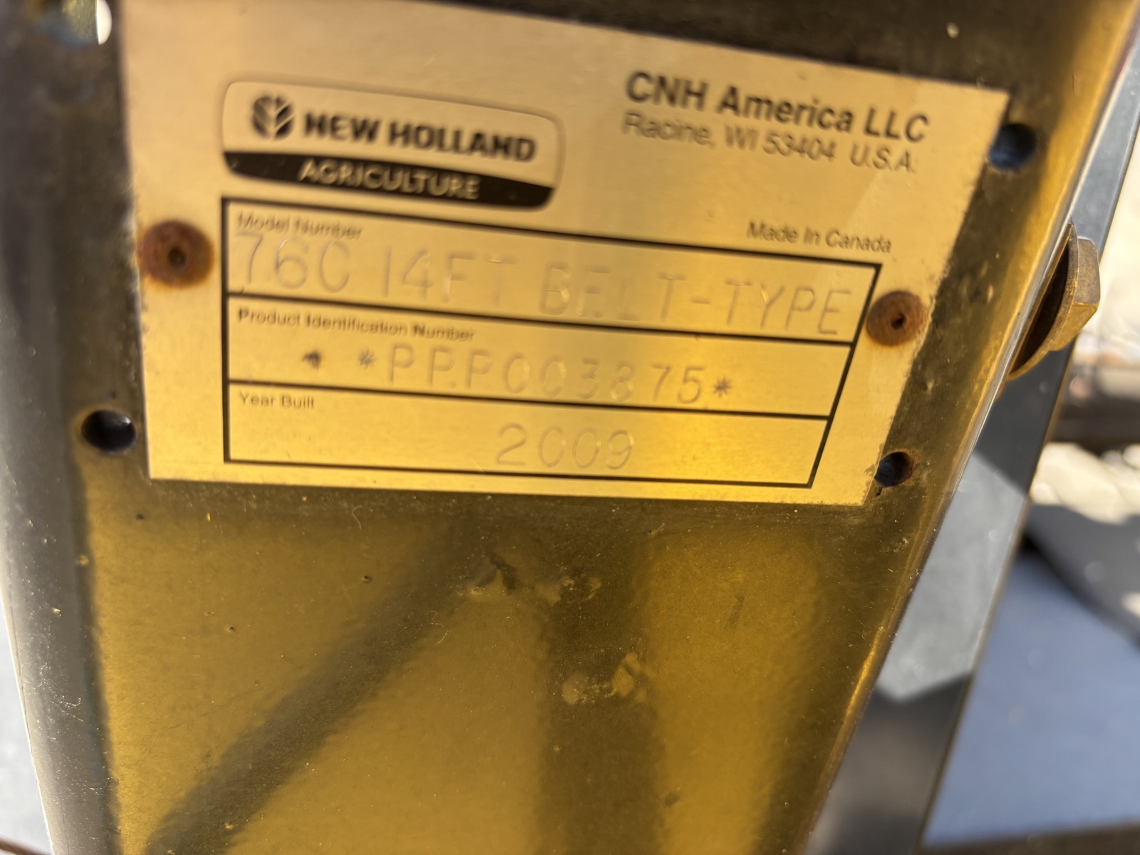2009 New Holland CR9080 Combine