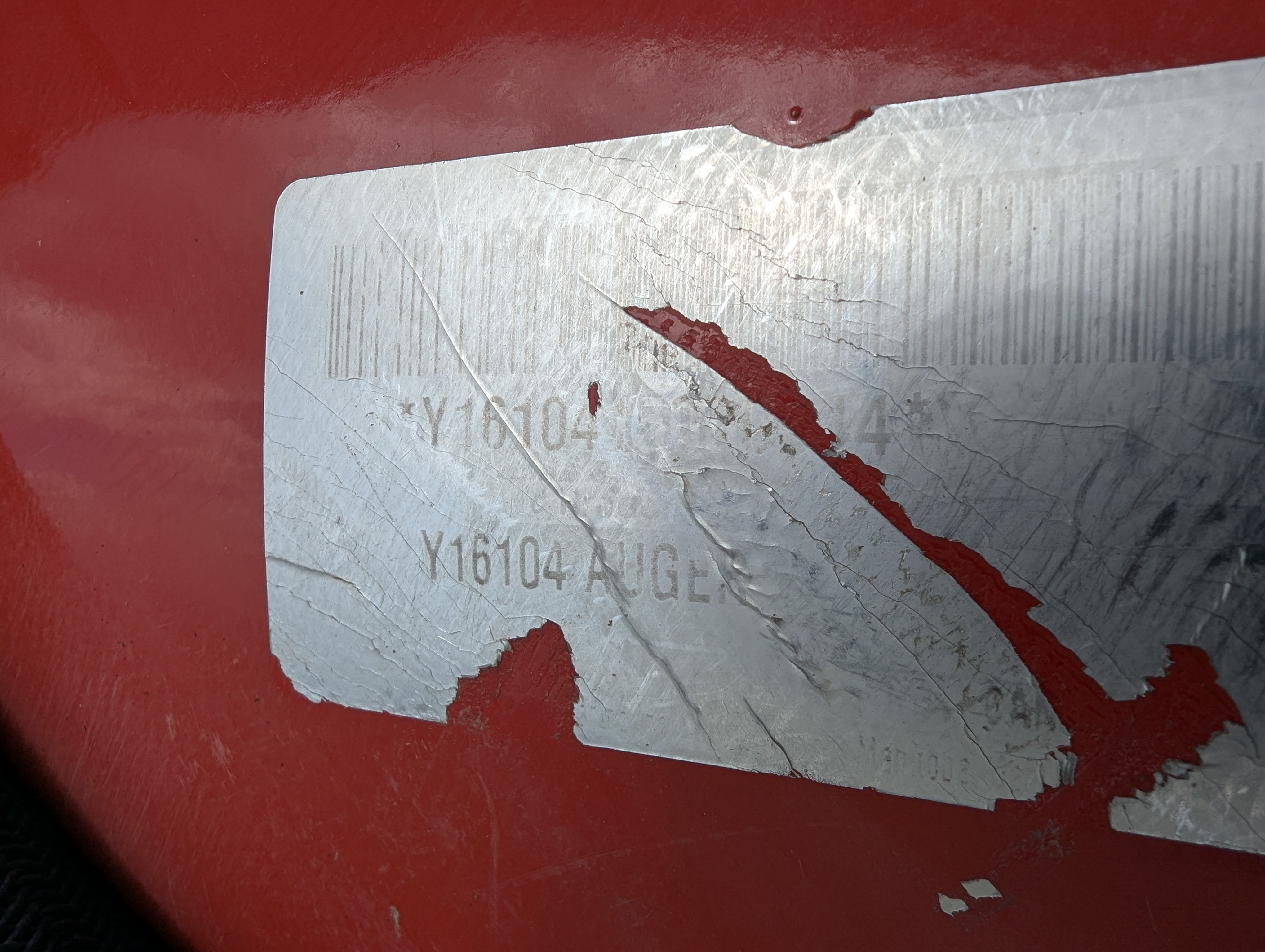 2015 Farm King 16X104 Grain Auger