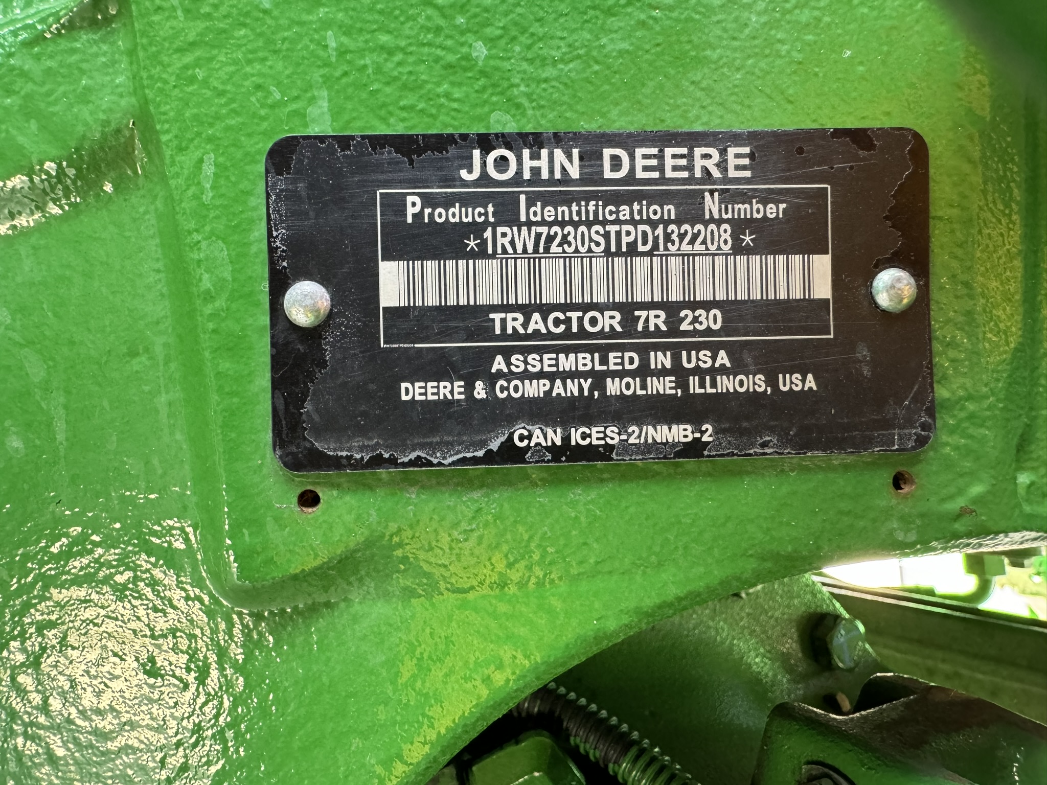 2023 John Deere 7R 230 Tractor