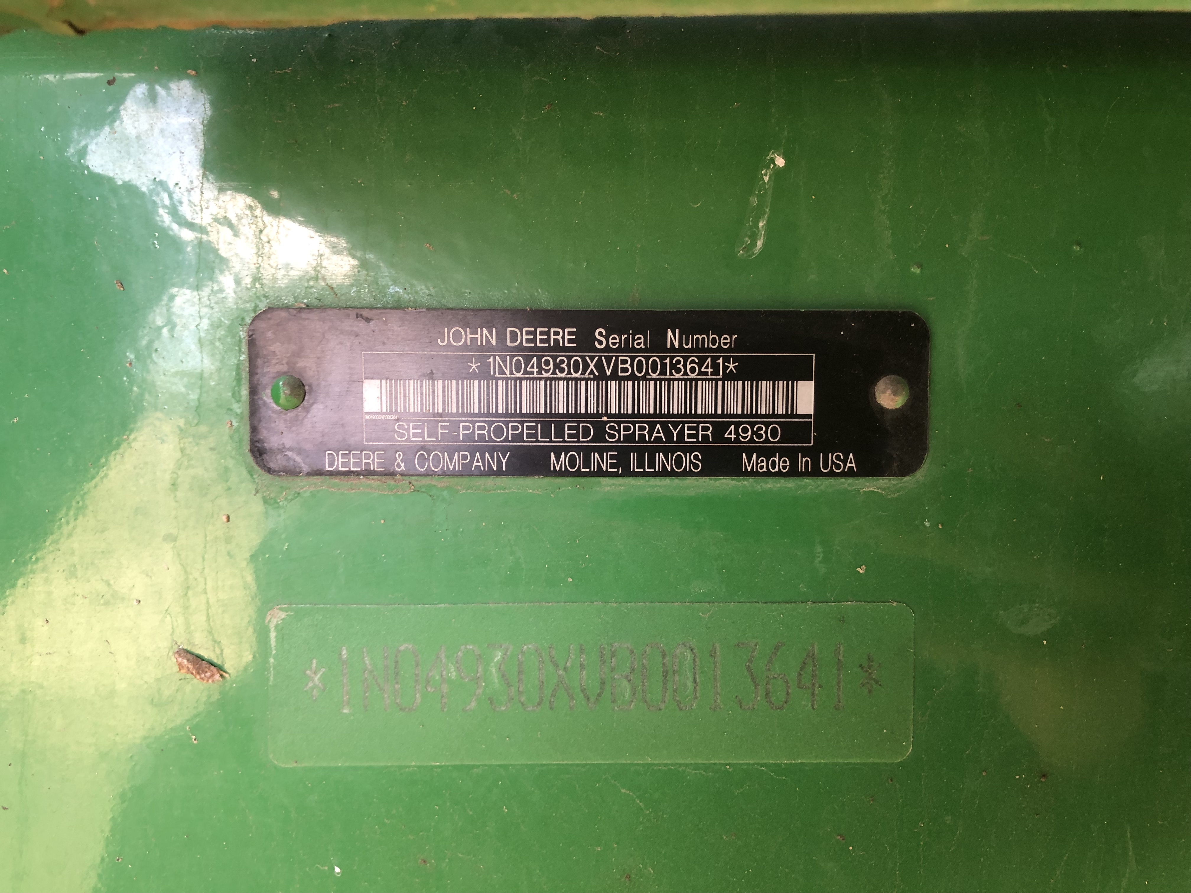 2011 John Deere 4930 Sprayer/High Clearance