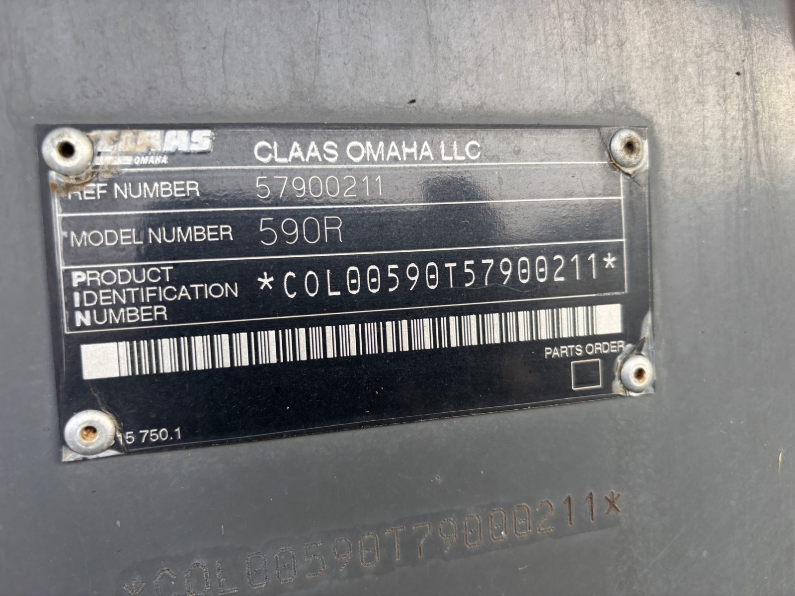 2005 Caterpillar 590R Combine