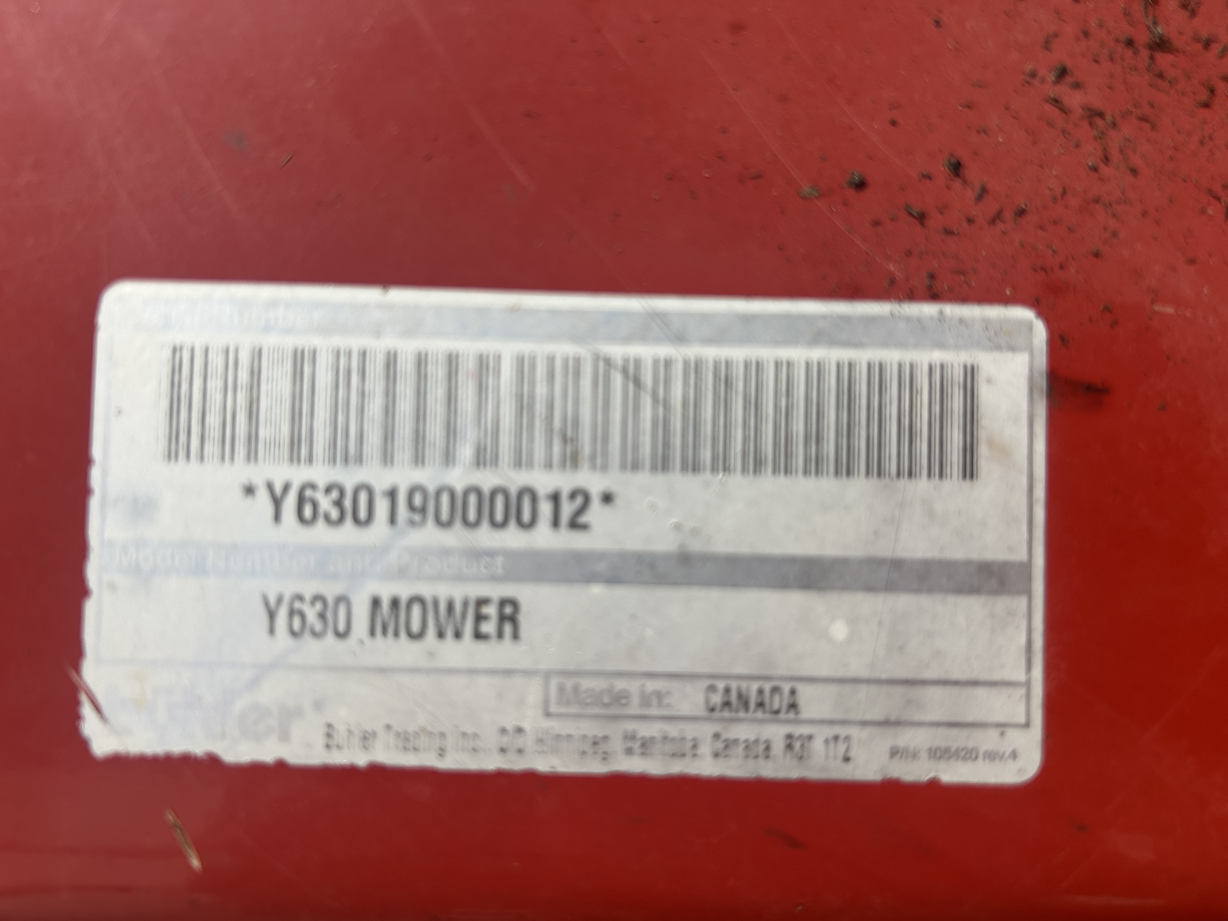 2019 Farm King Y630 Mower/Finishing