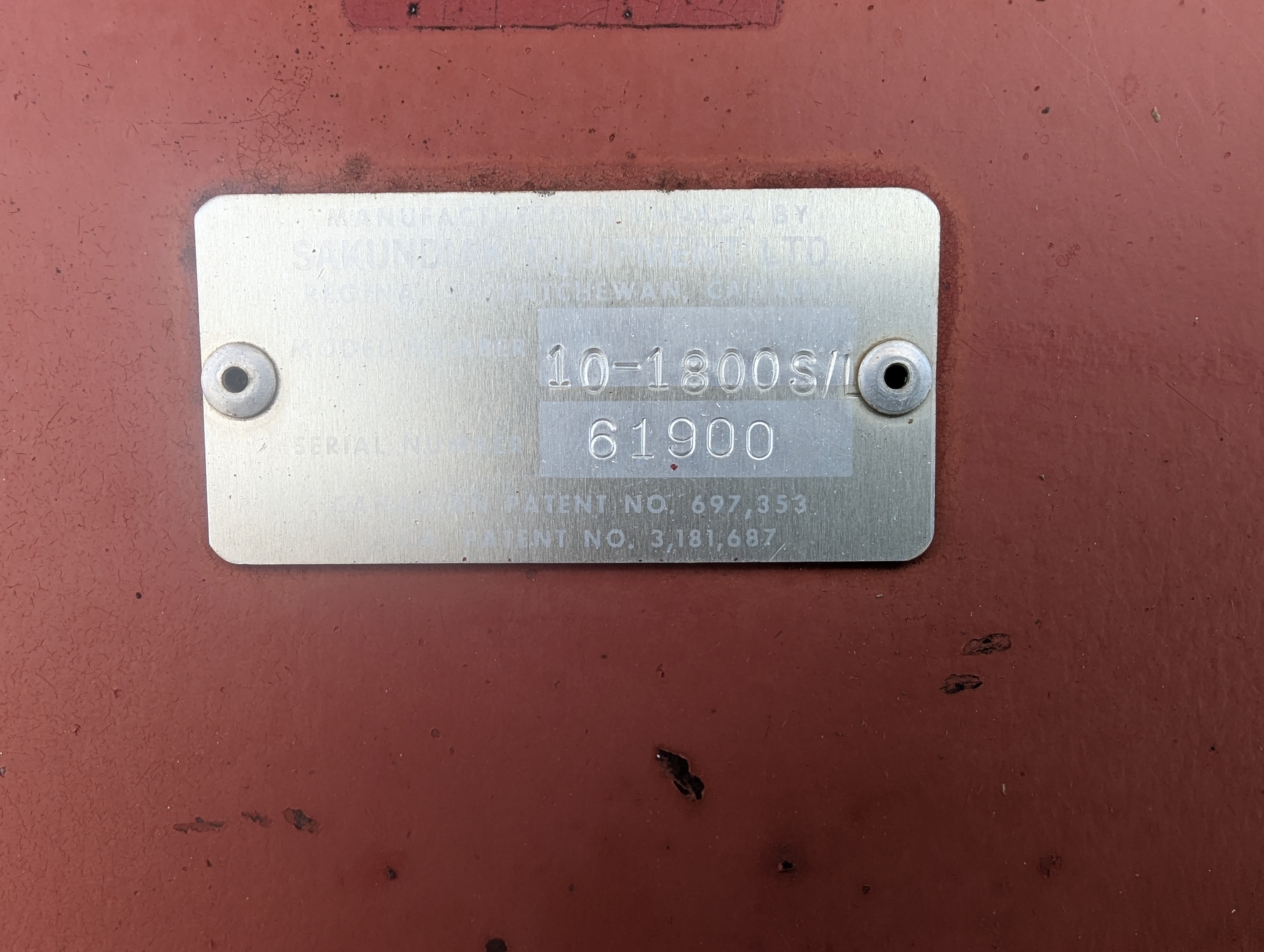 Sakundiak HD10-1800 Grain Auger