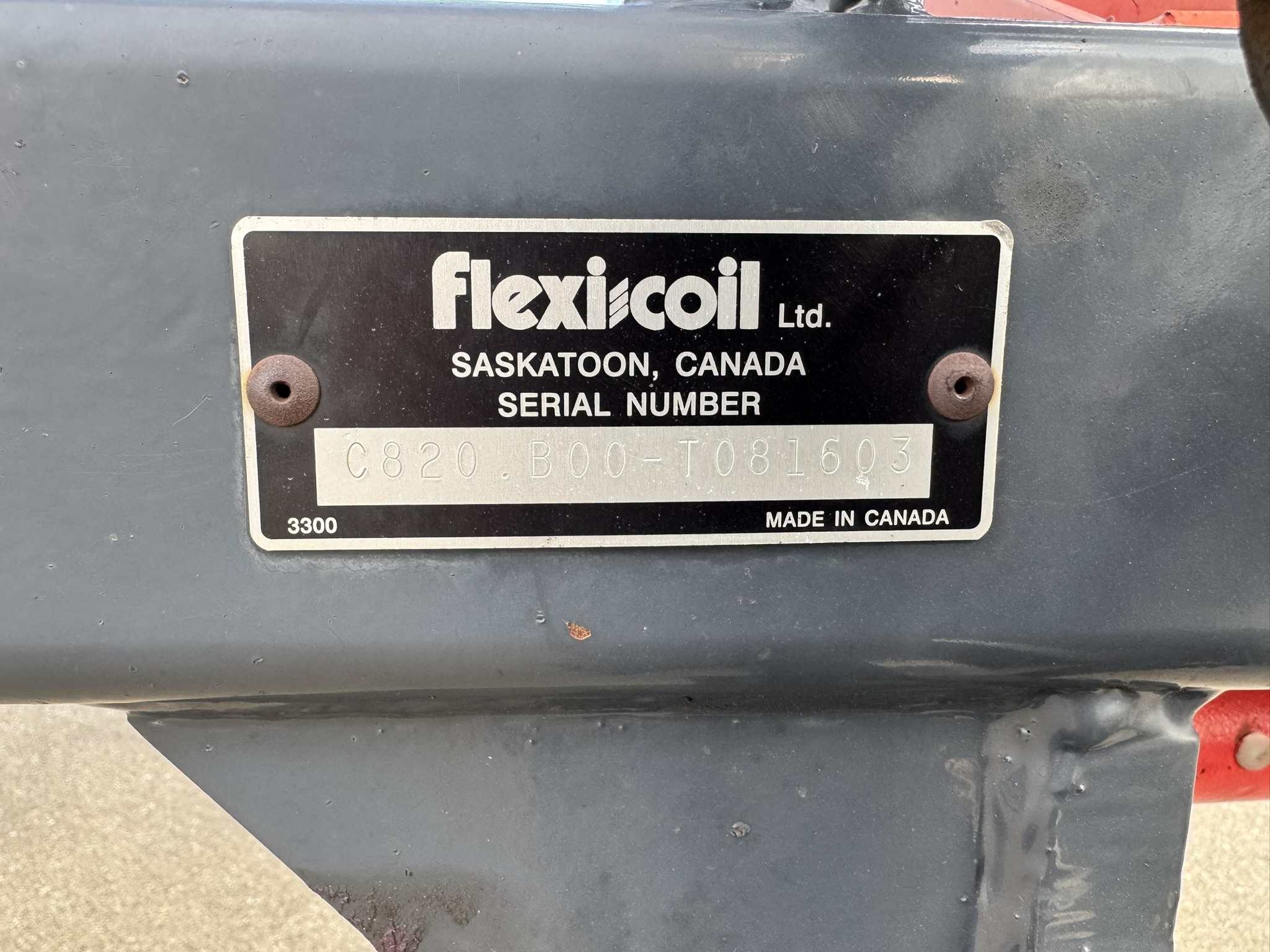 Flexi-Coil 820 Chisel Plow
