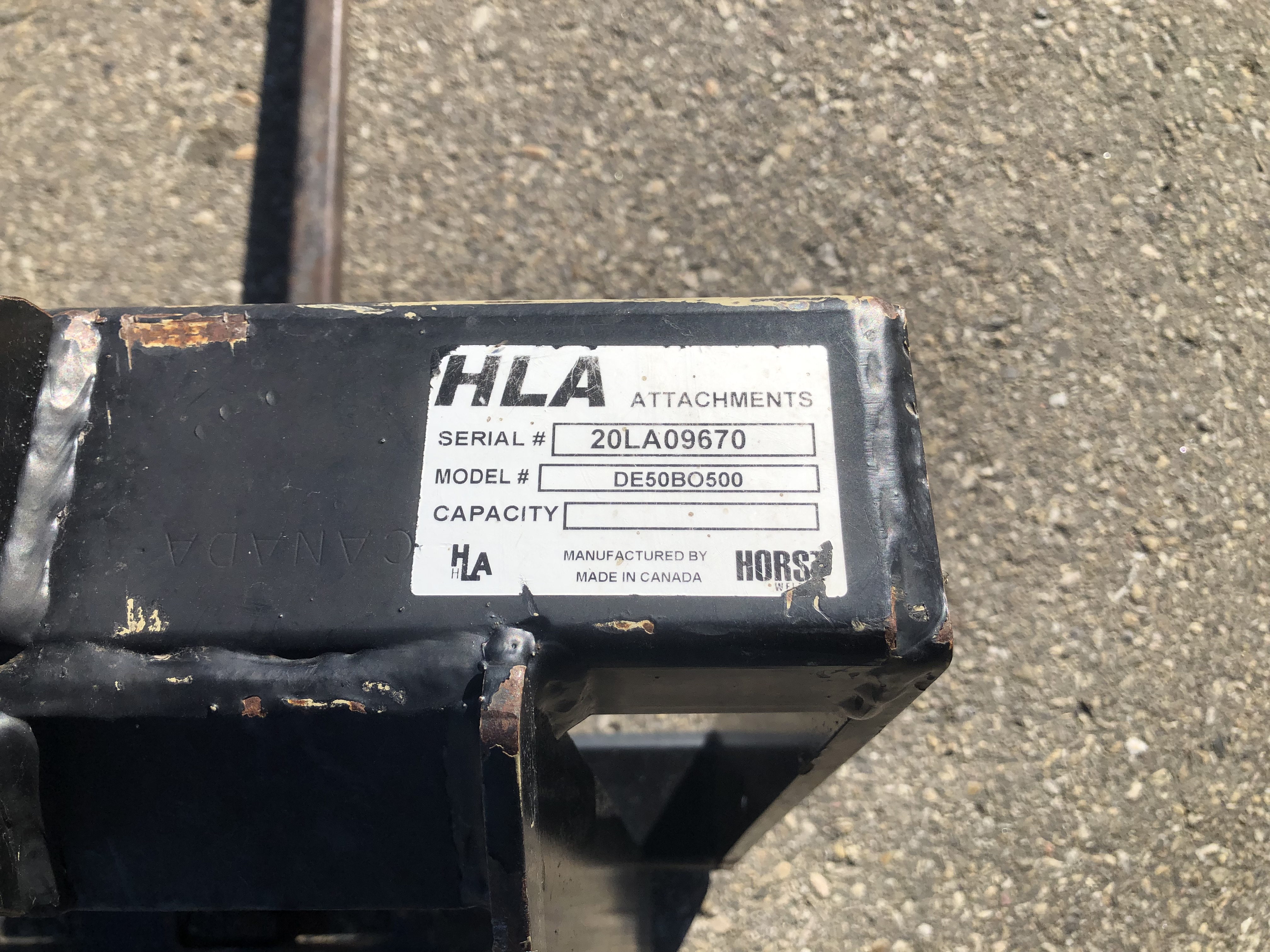 2020 Horst DE5049 Bale Spear