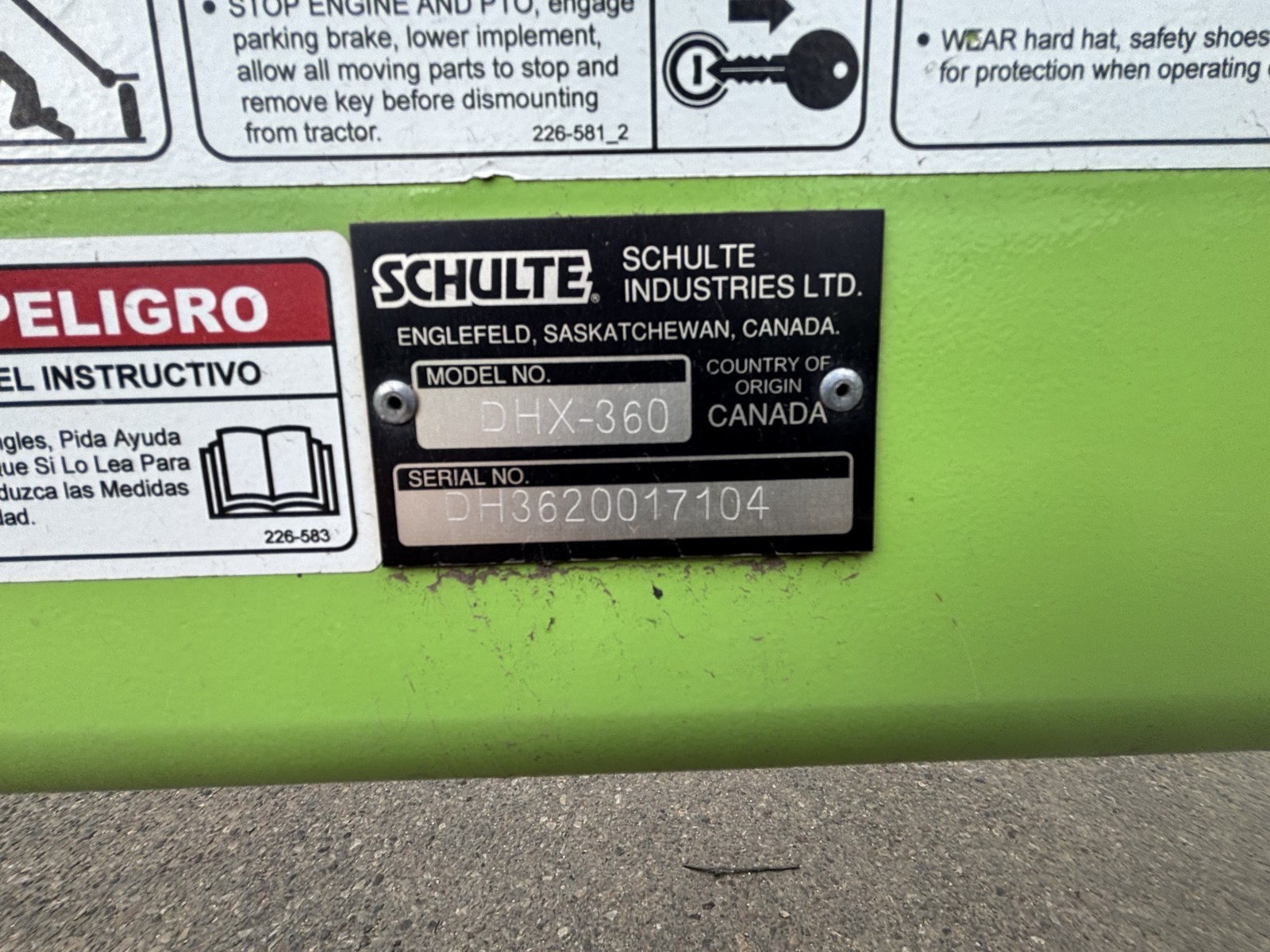 2021 Schulte DHX-360 Disk
