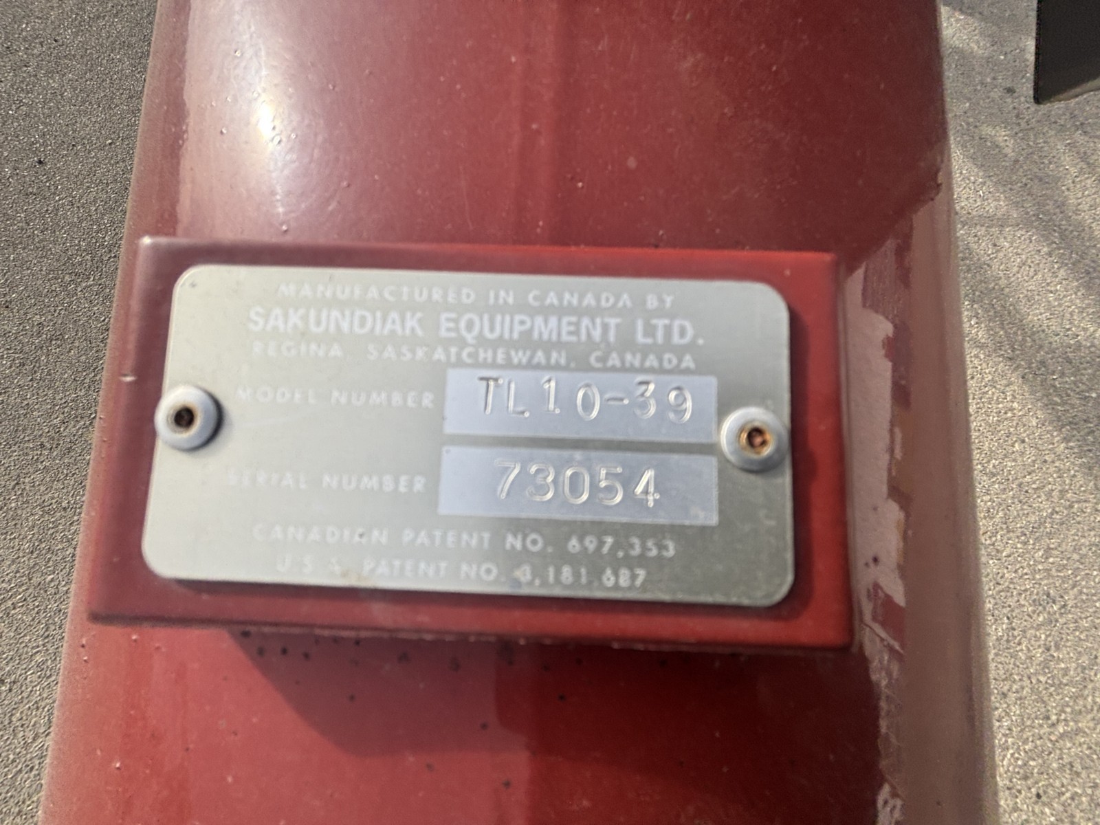 2013 Sakundiak 10x39 Grain Auger