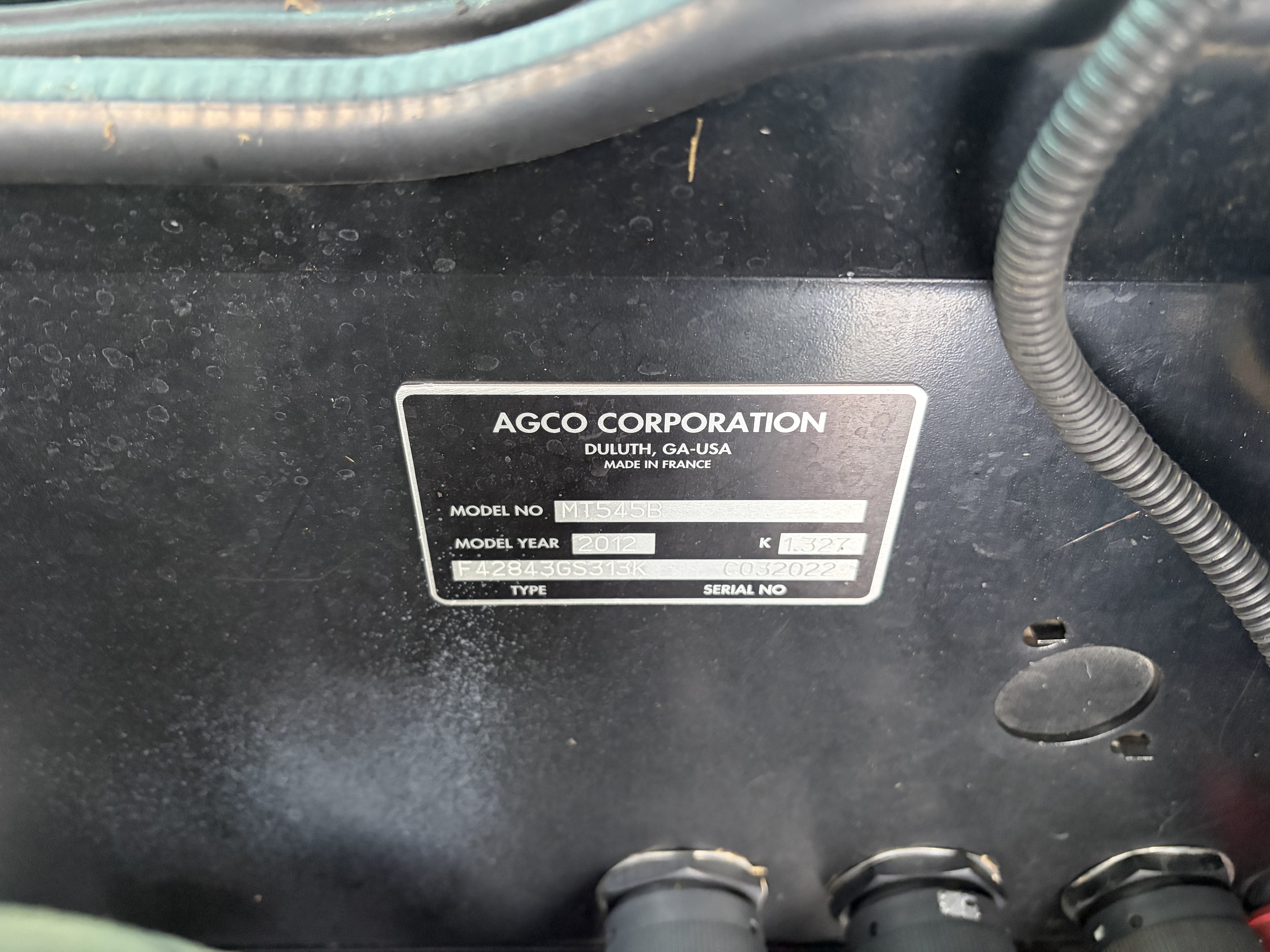 2012 Challenger MT545B Tractor