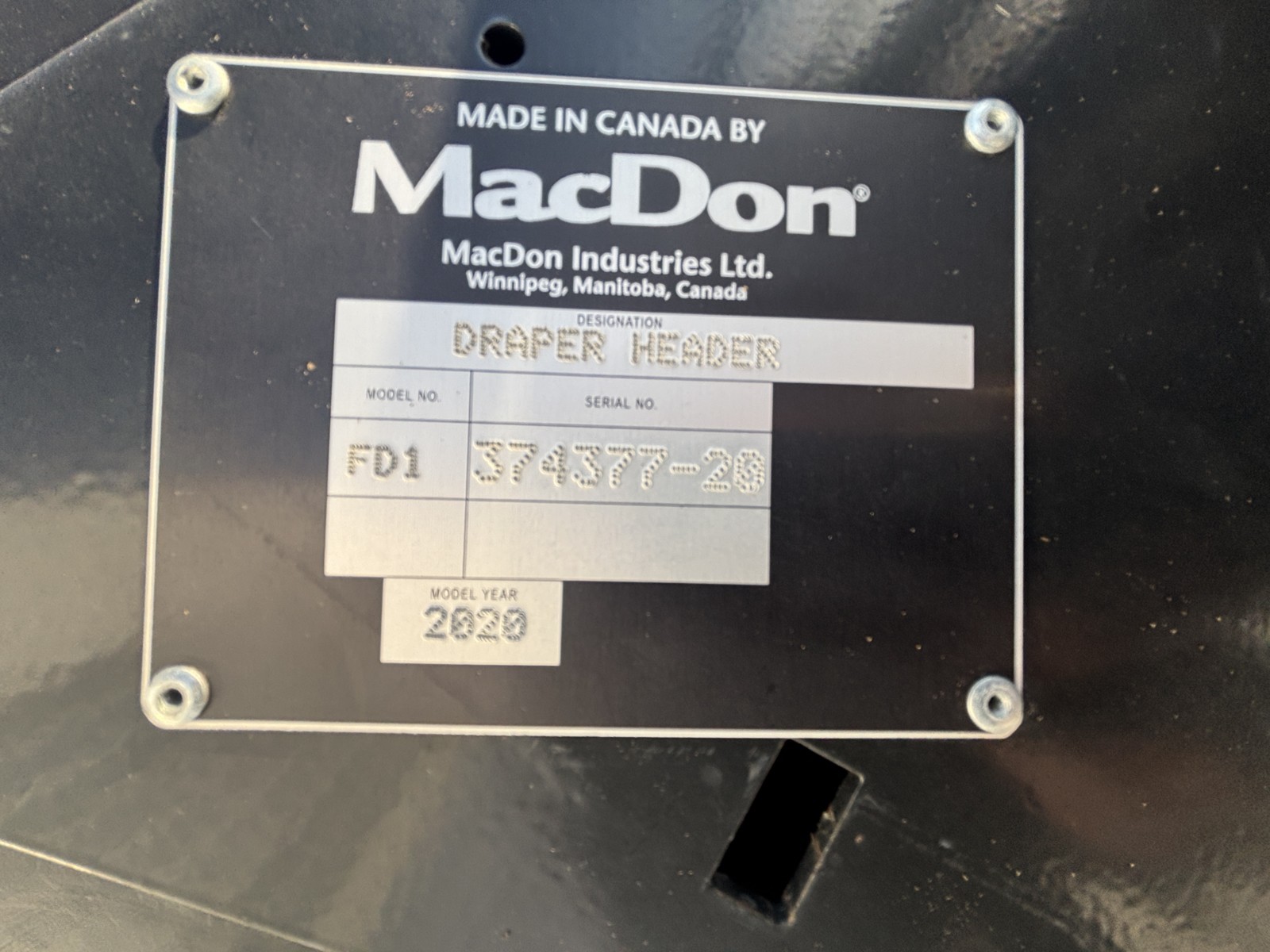 2020 MacDon FD140 Header Combine