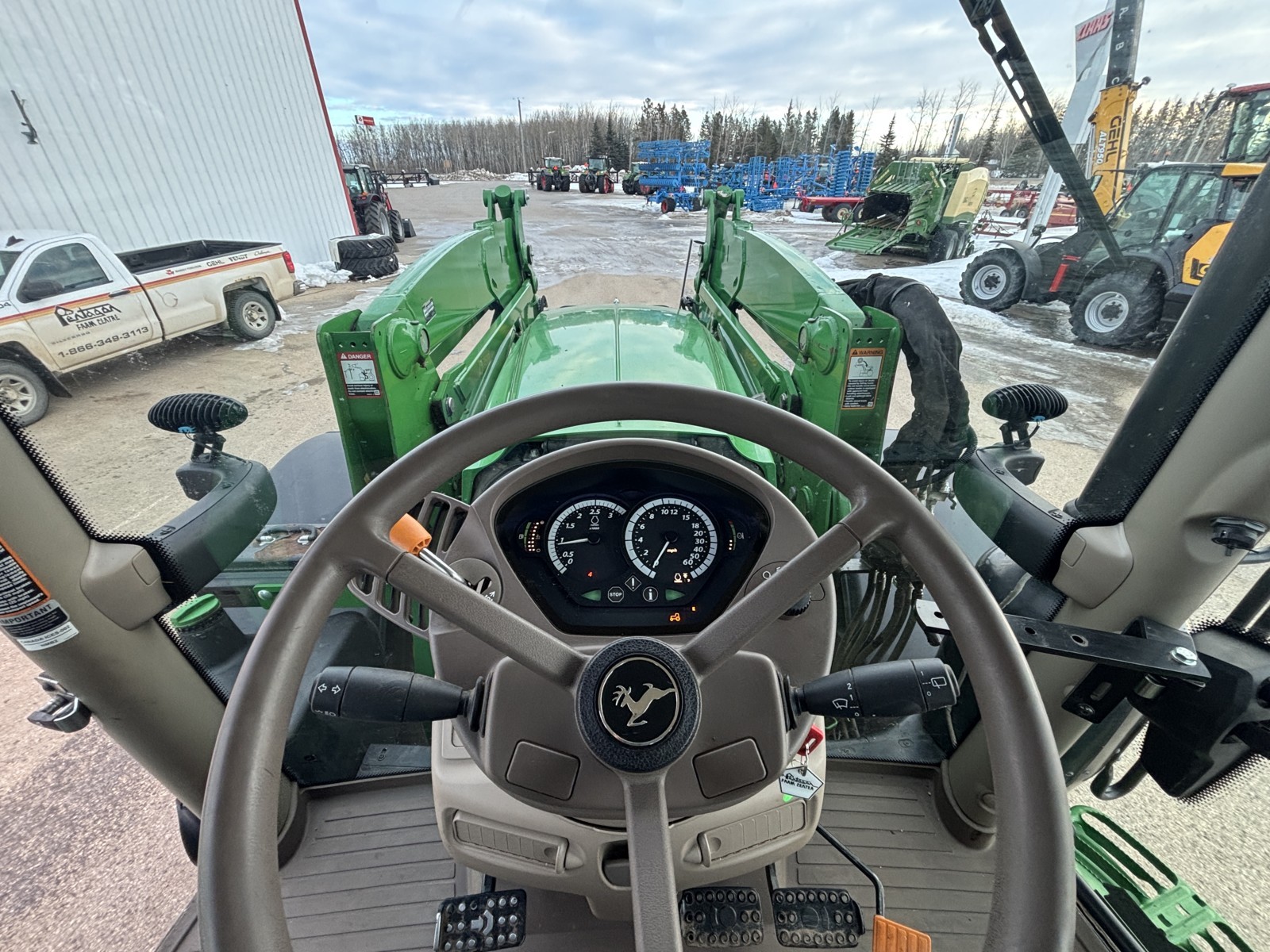 2018 John Deere 6195R Tractor