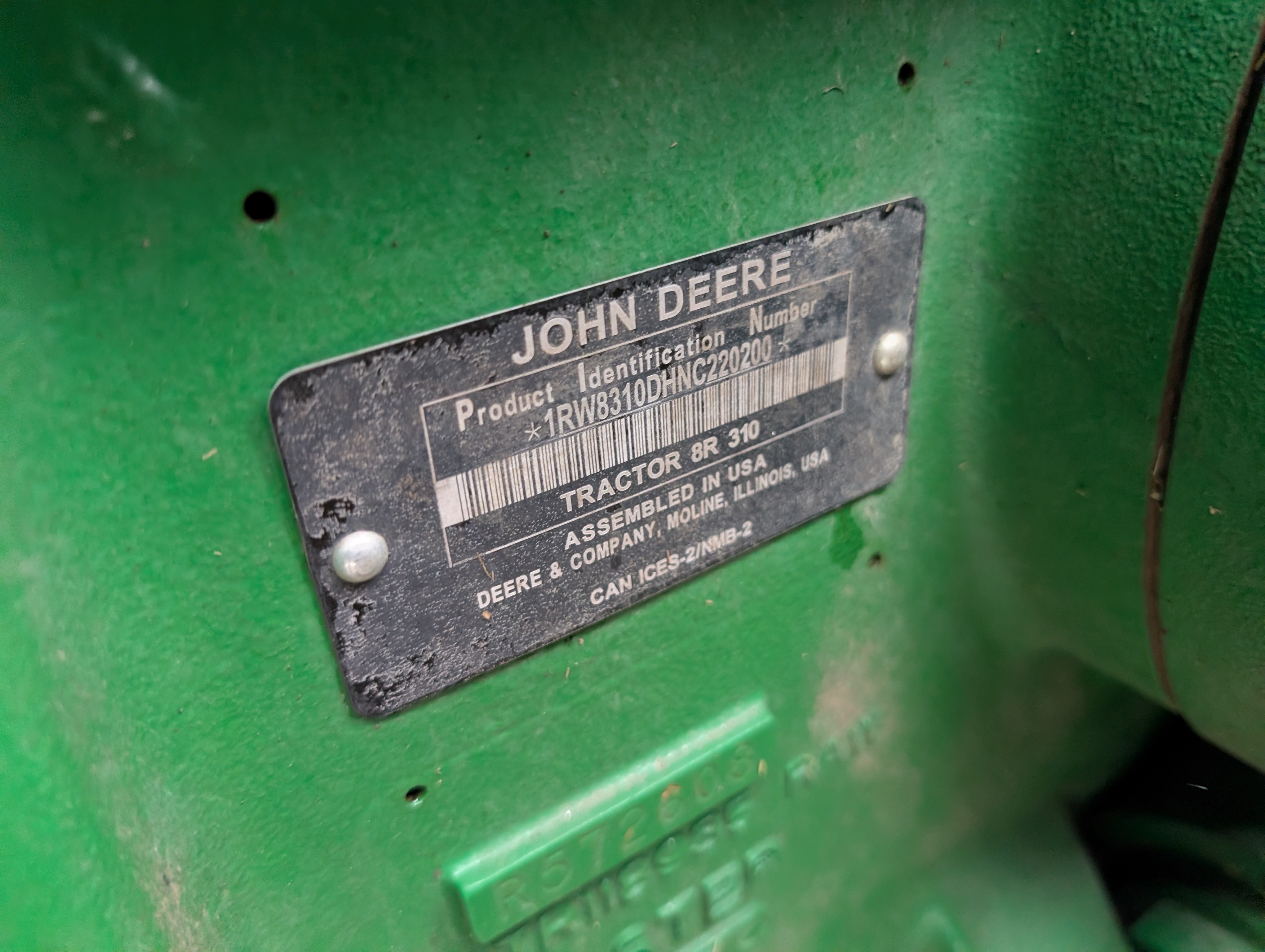 2022 John Deere 8R 310 Tractor