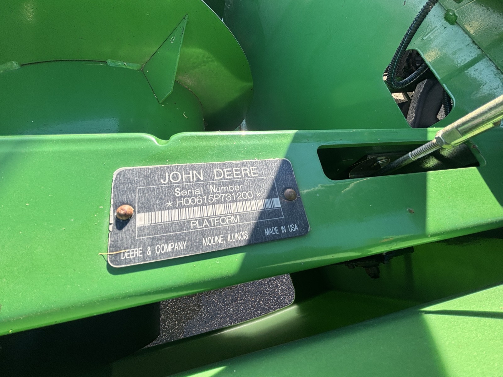 2009 John Deere T670 Combine