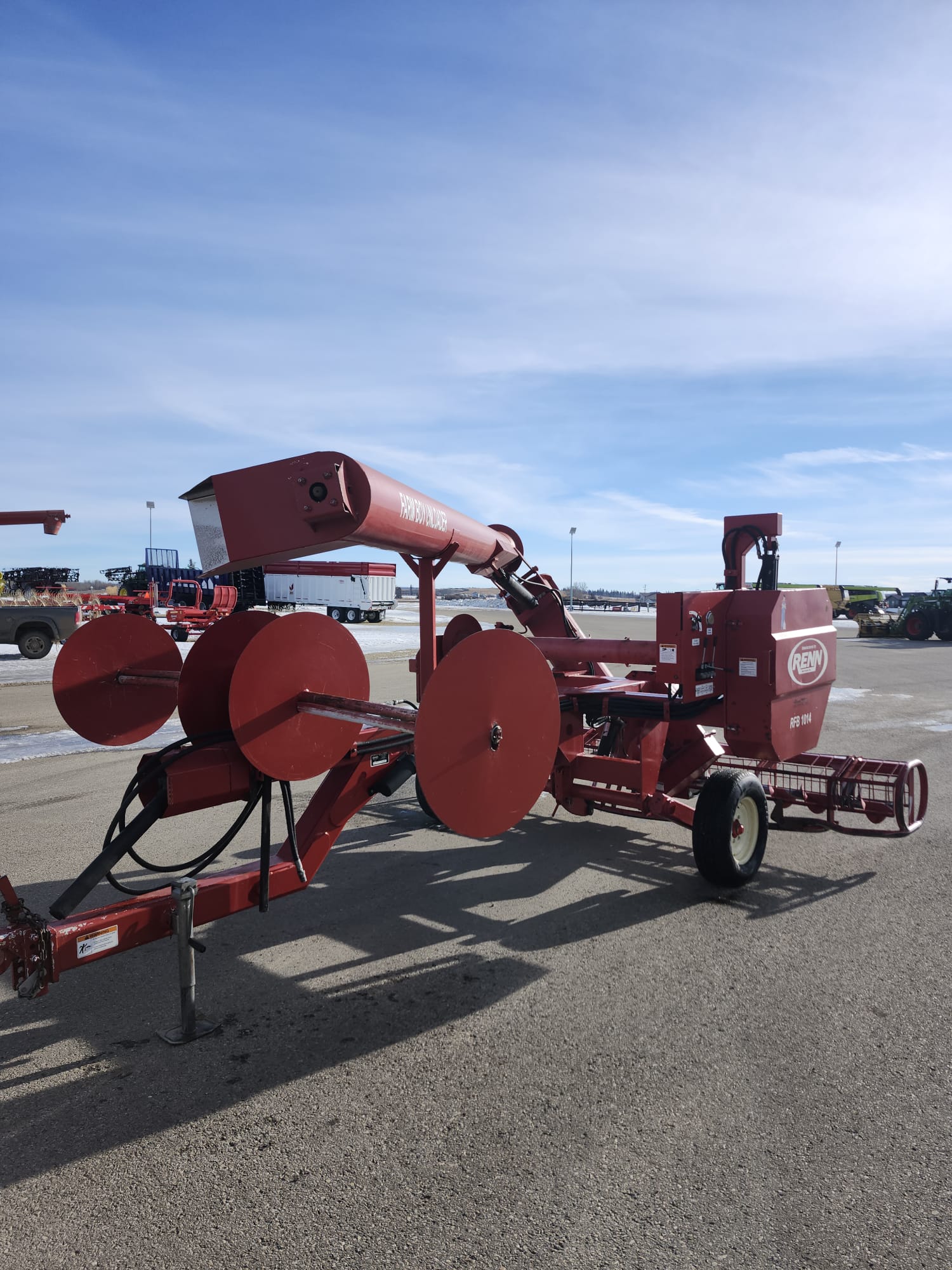 2010 Renn Mill FBU1014 Grain Bag Unloader