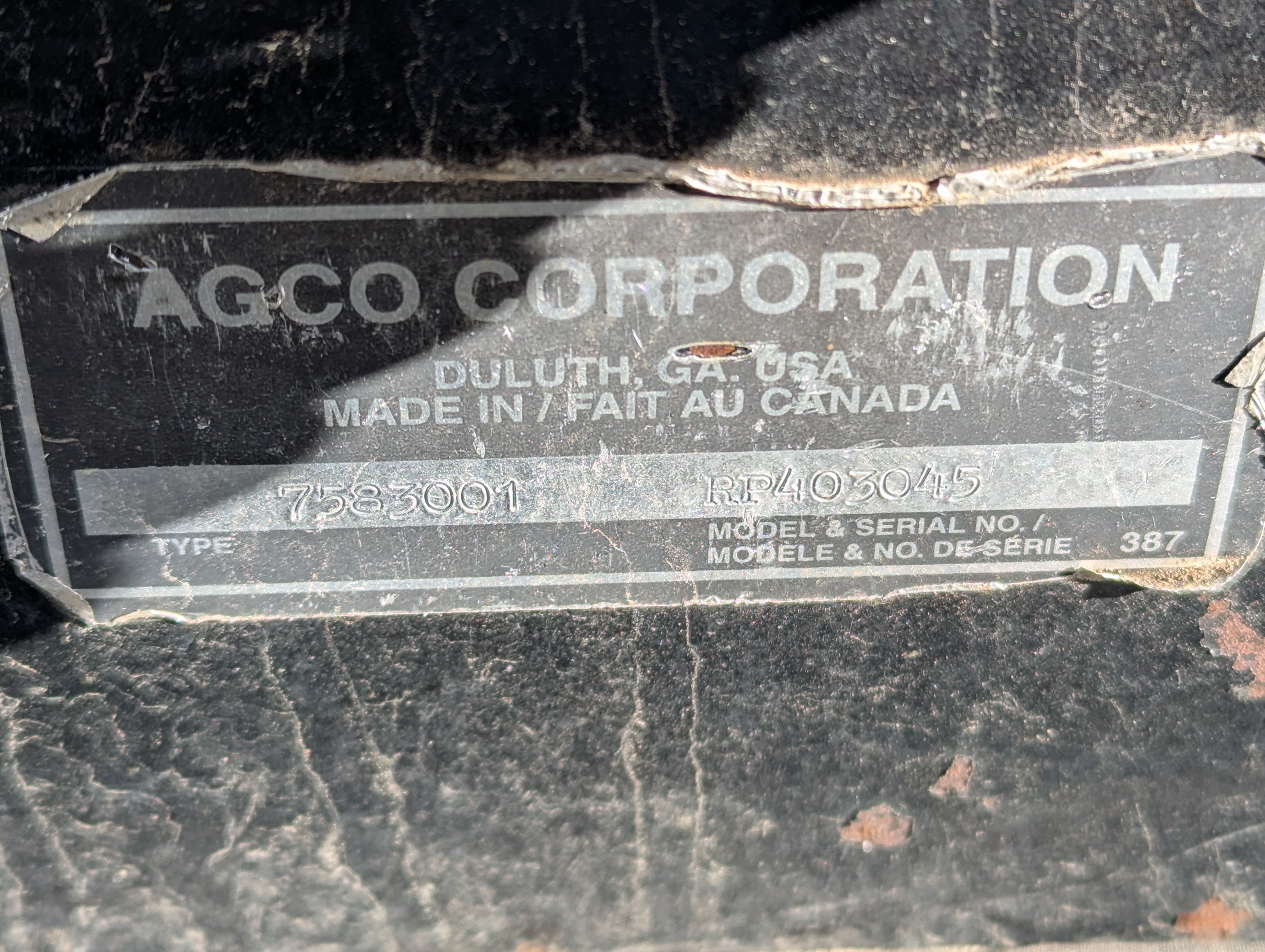 2005 Massey Ferguson 1550 Dozer Blade