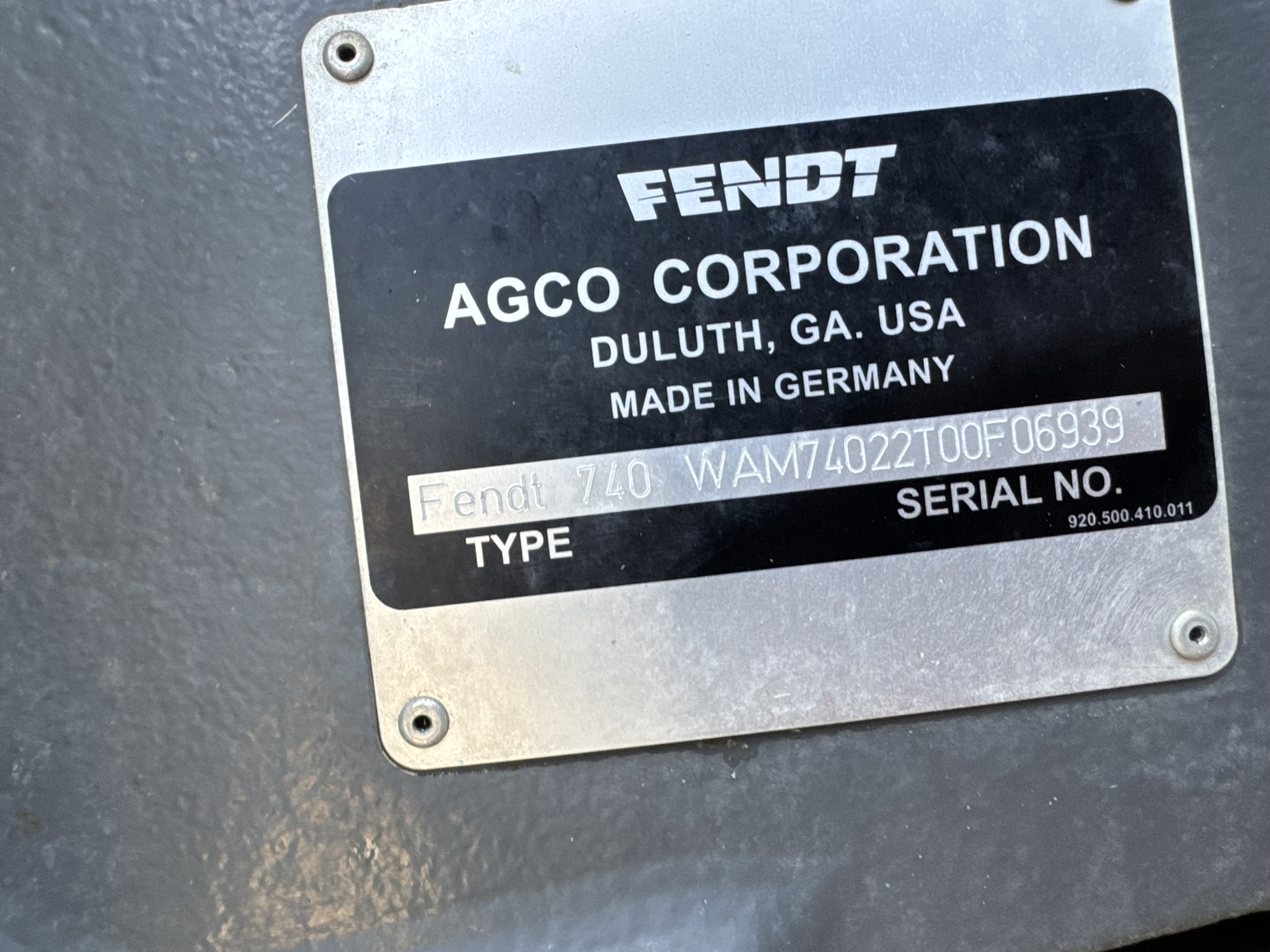 2018 Fendt 718S4 Tractor