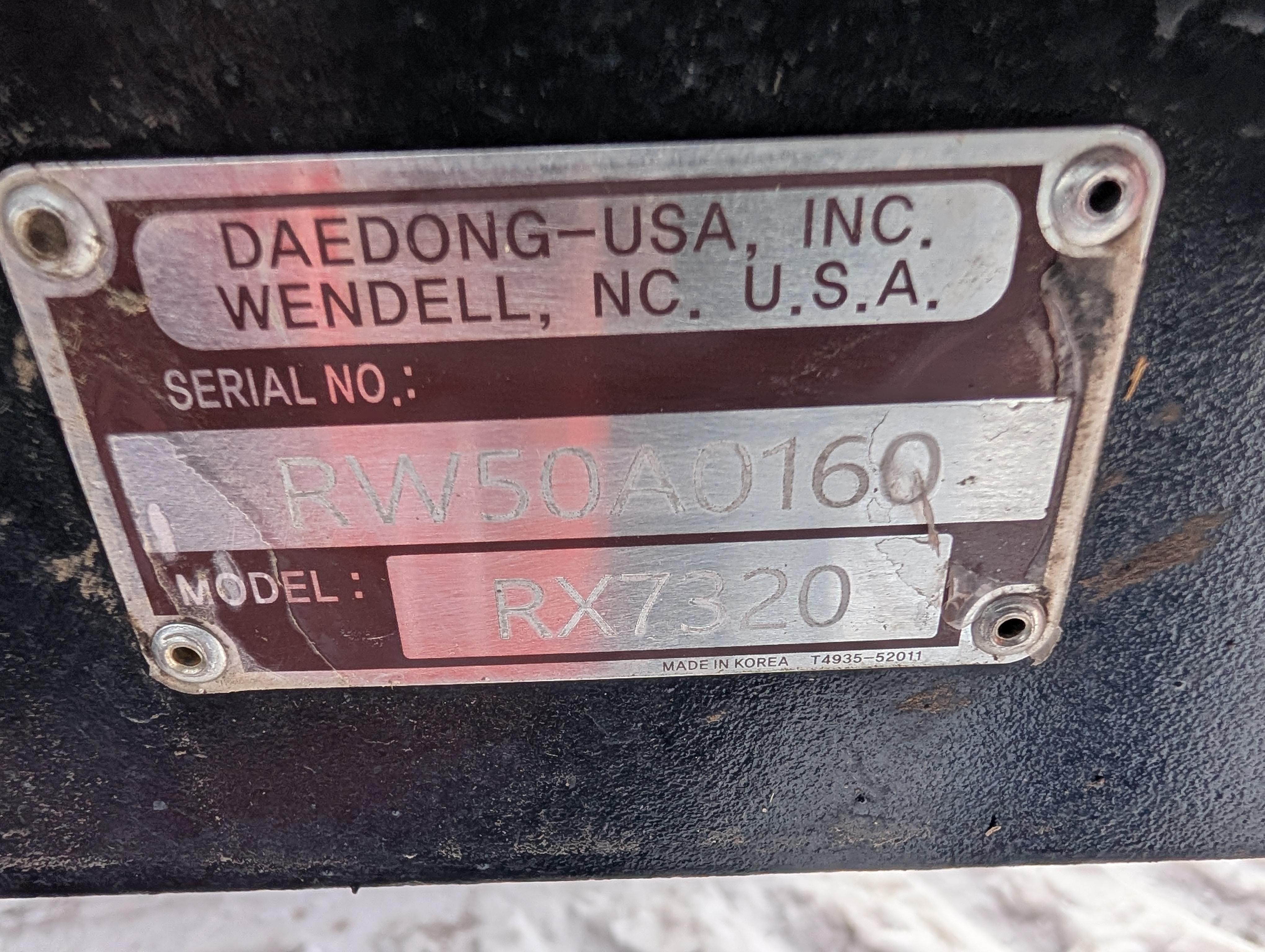 2024 Kioti RX7320 Tractor