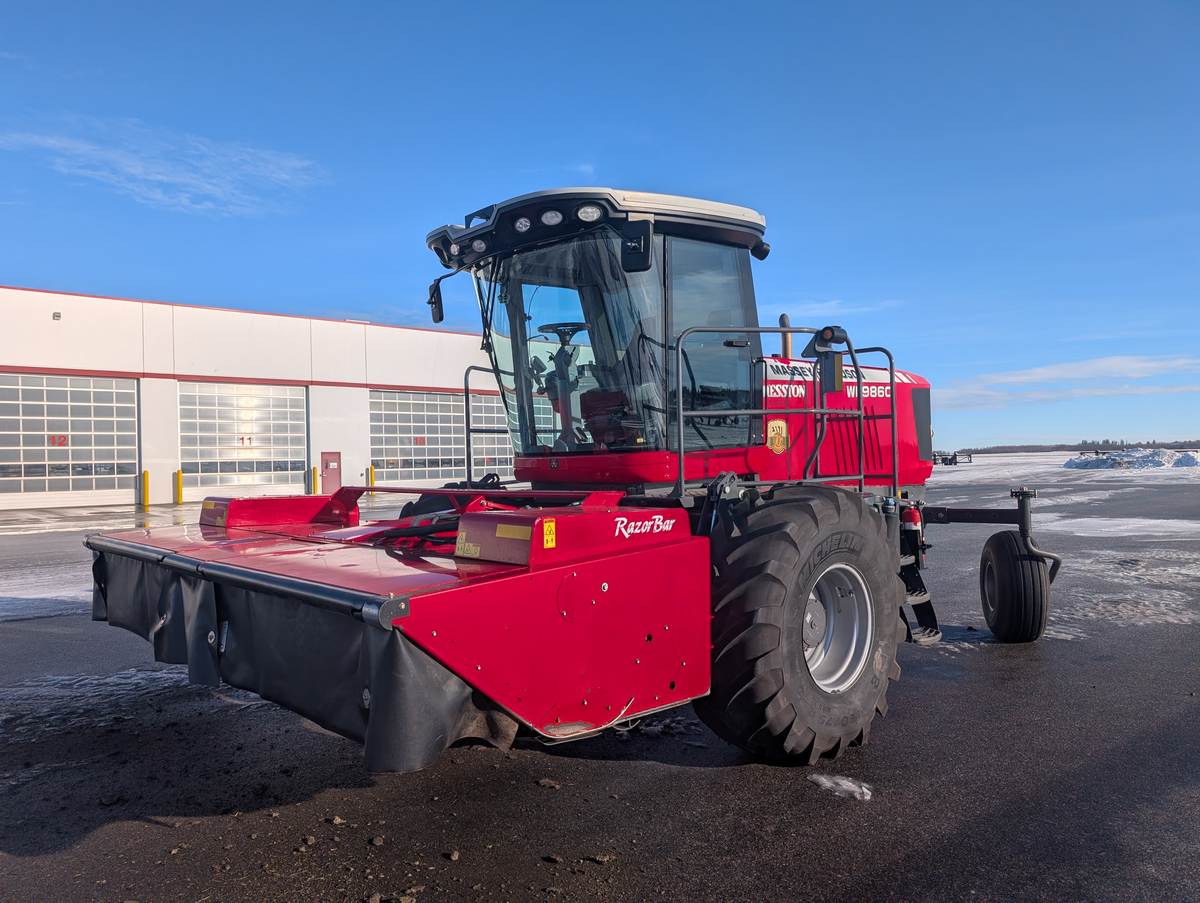 2017 Massey Ferguson WR9860 Windrower