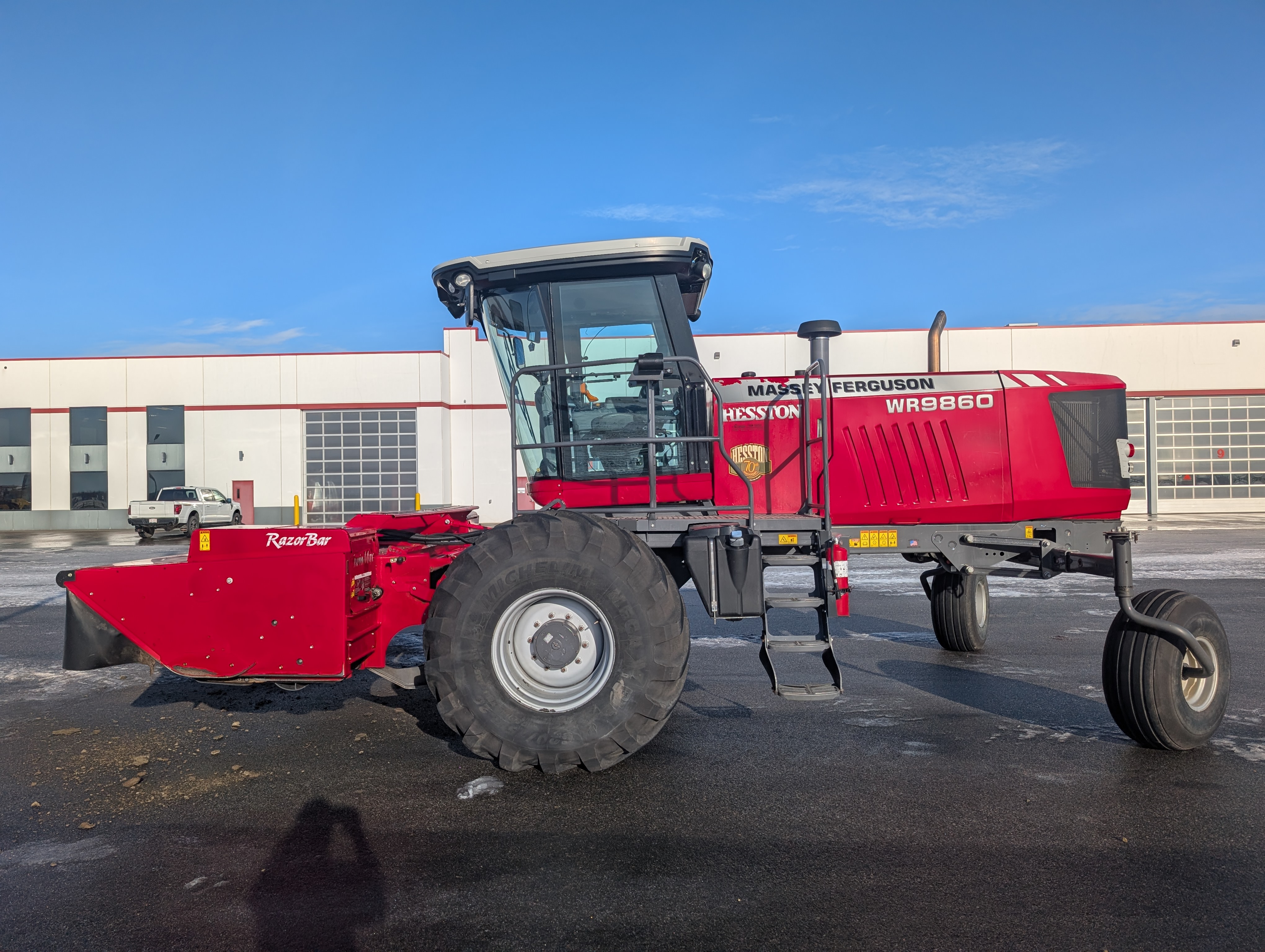 2017 Massey Ferguson WR9860 Windrower