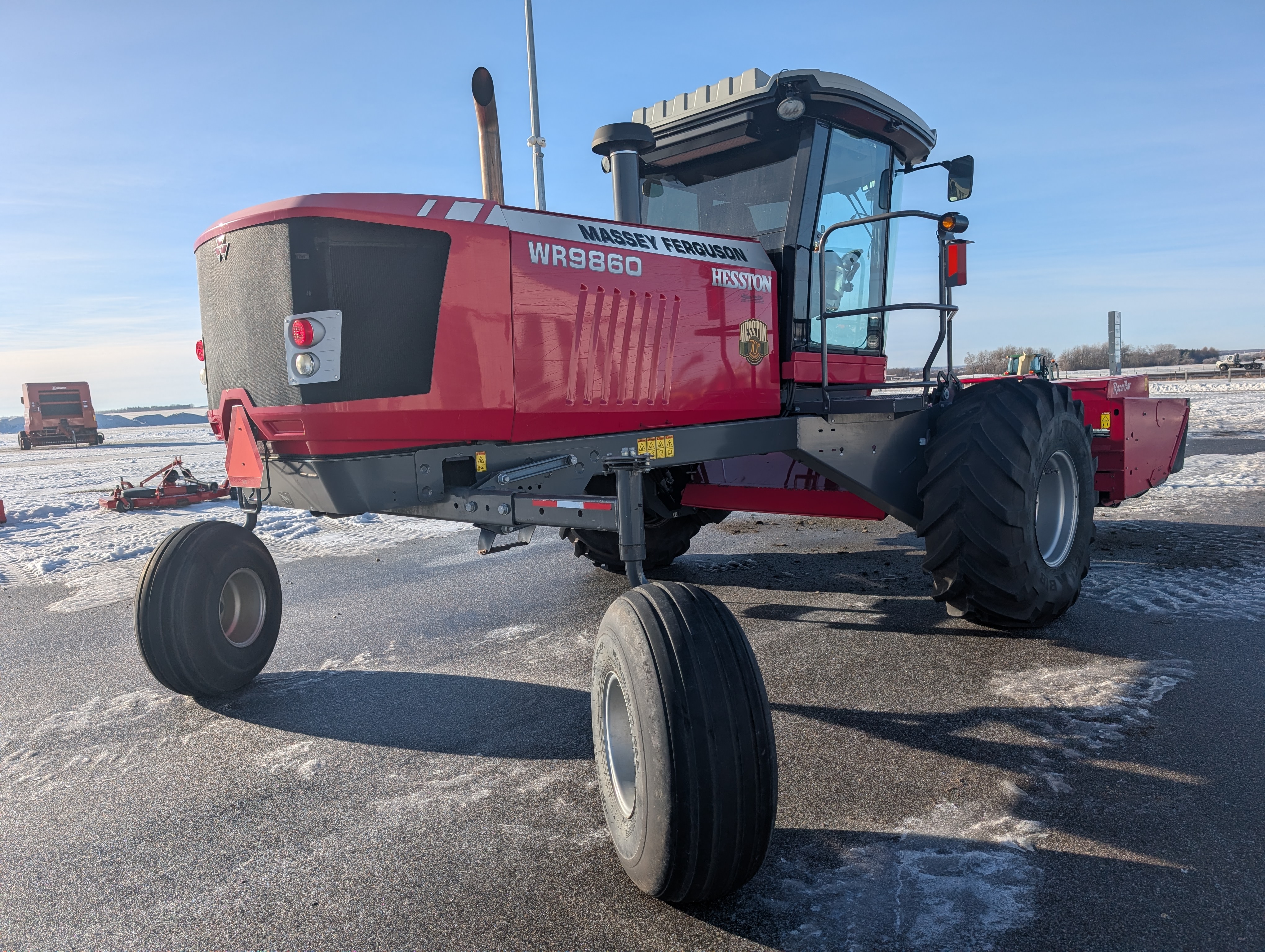 2017 Massey Ferguson WR9860 Windrower
