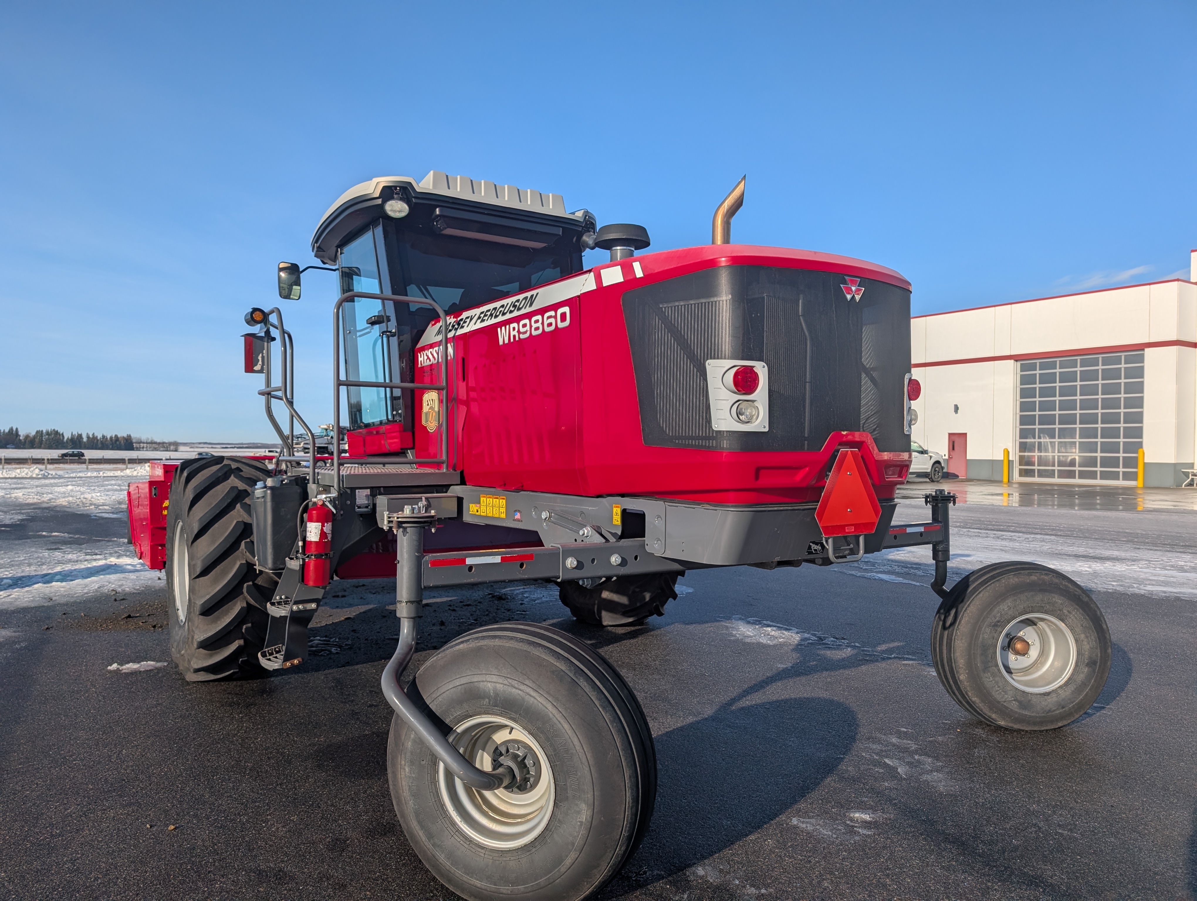 2017 Massey Ferguson WR9860 Windrower