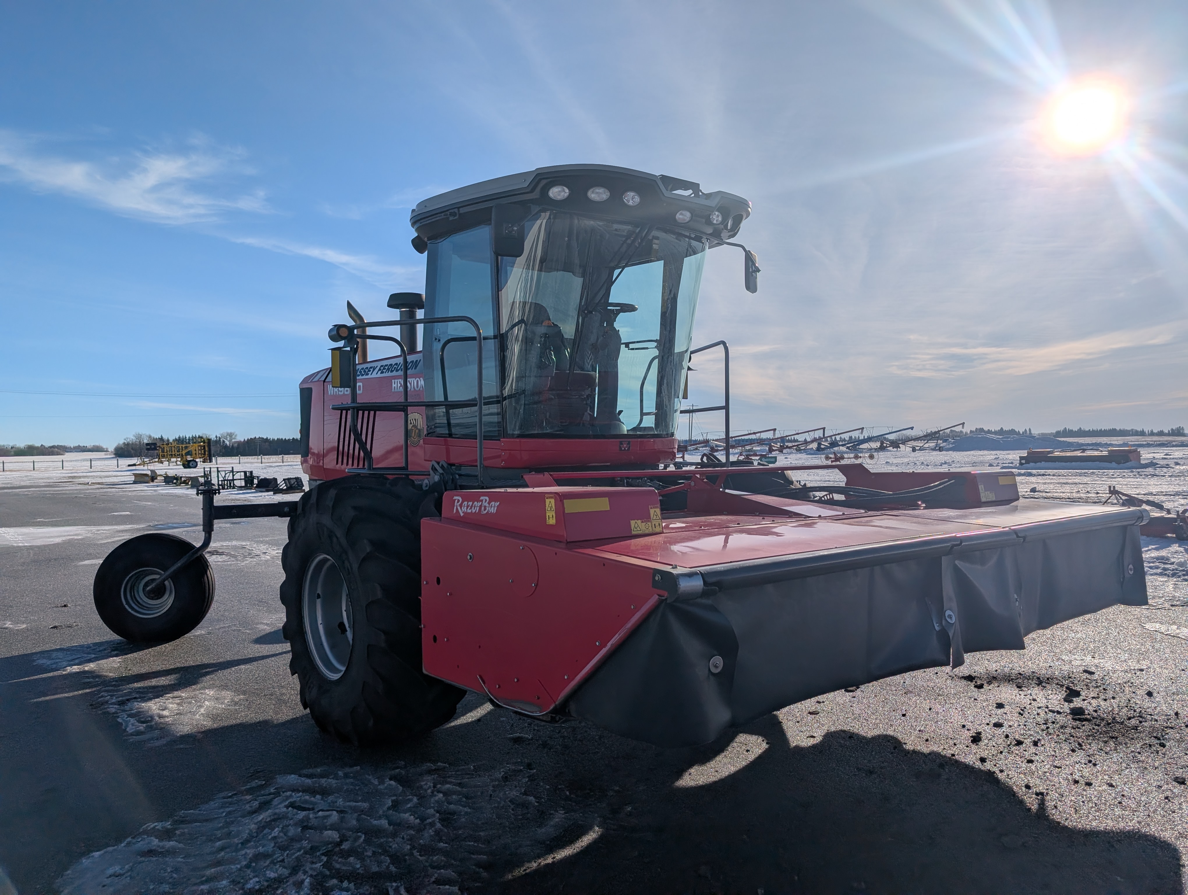 2017 Massey Ferguson WR9860 Windrower