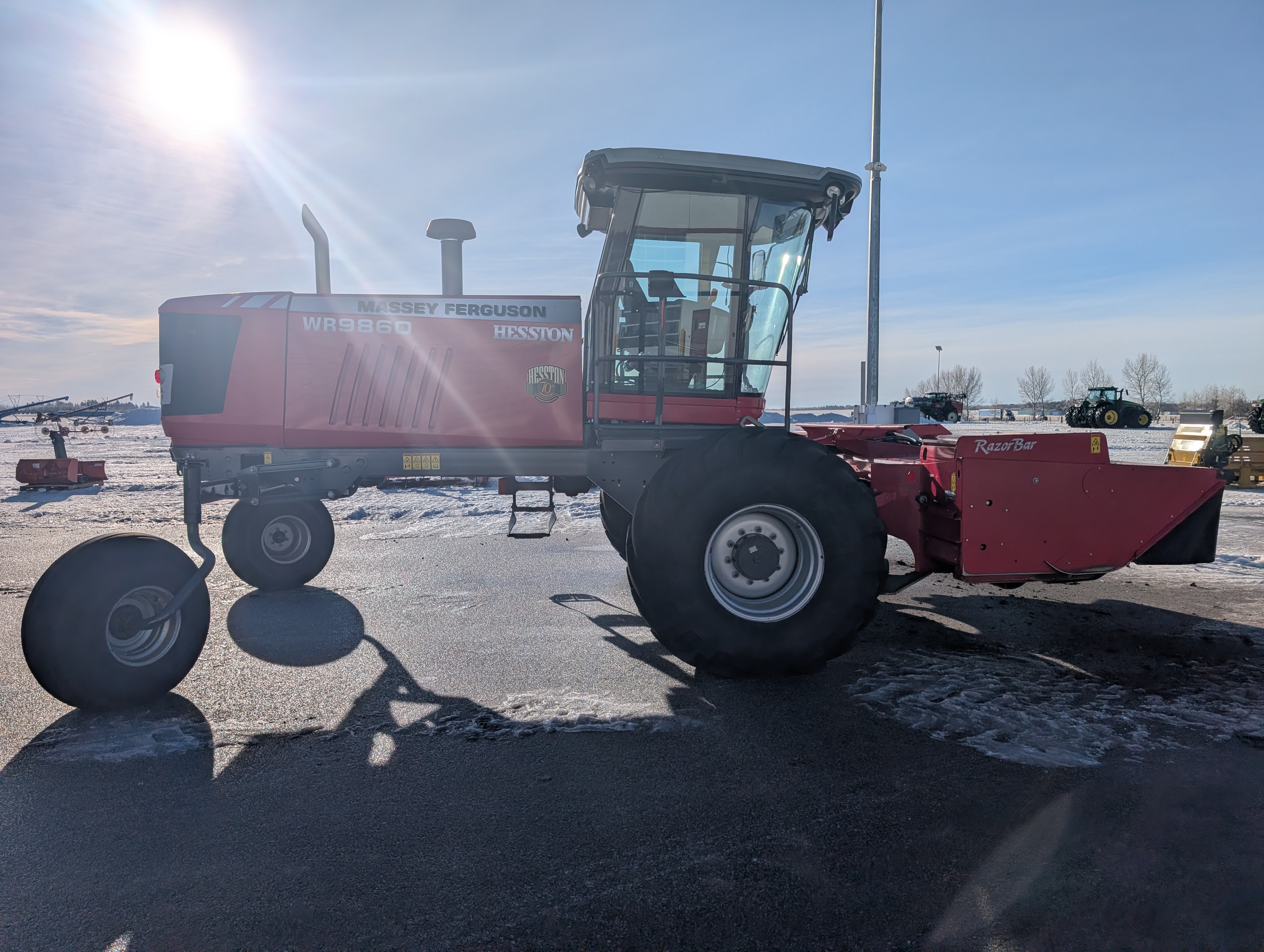 2017 Massey Ferguson WR9860 Windrower