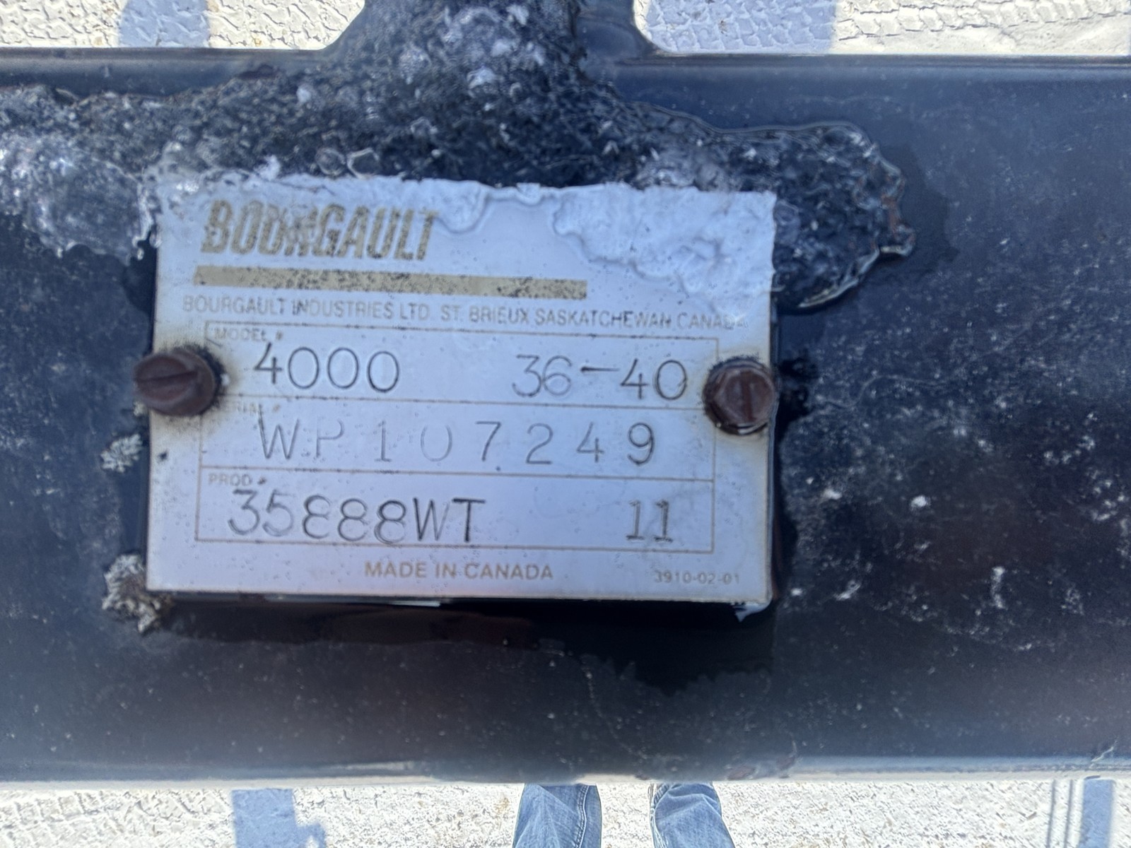 Bourgault 4000 Packer
