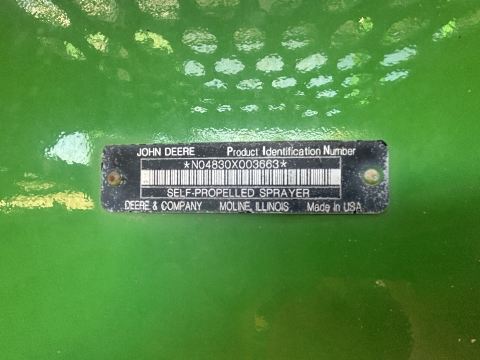 2009 John Deere 4830 Sprayer/High Clearance