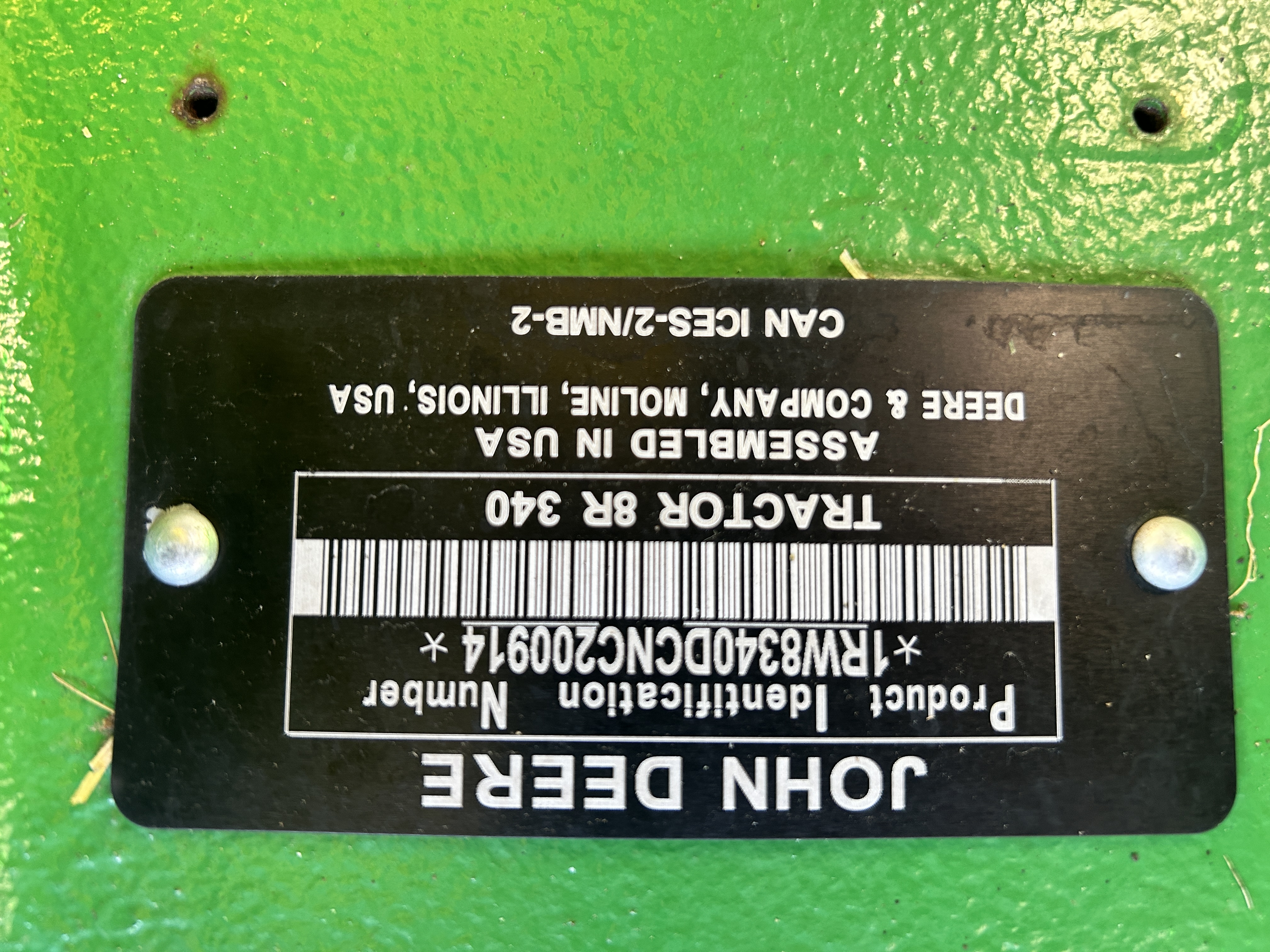 2022 John Deere 8R 340 Tractor