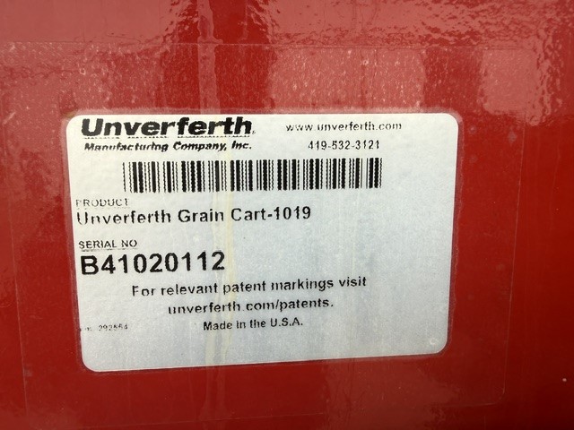 2021 Unverferth 1019 Grain Cart